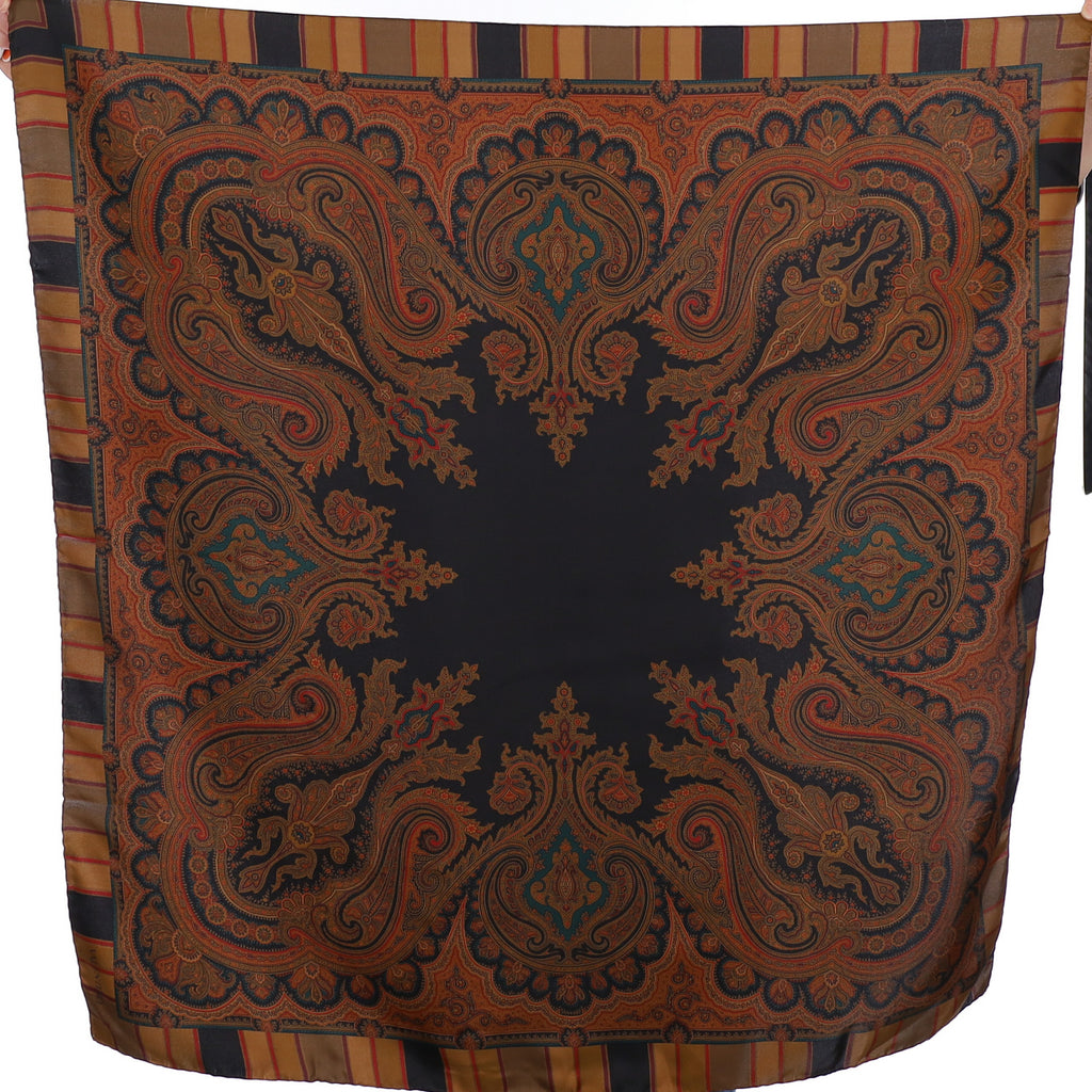 Valentino Paisley Silk Scarf