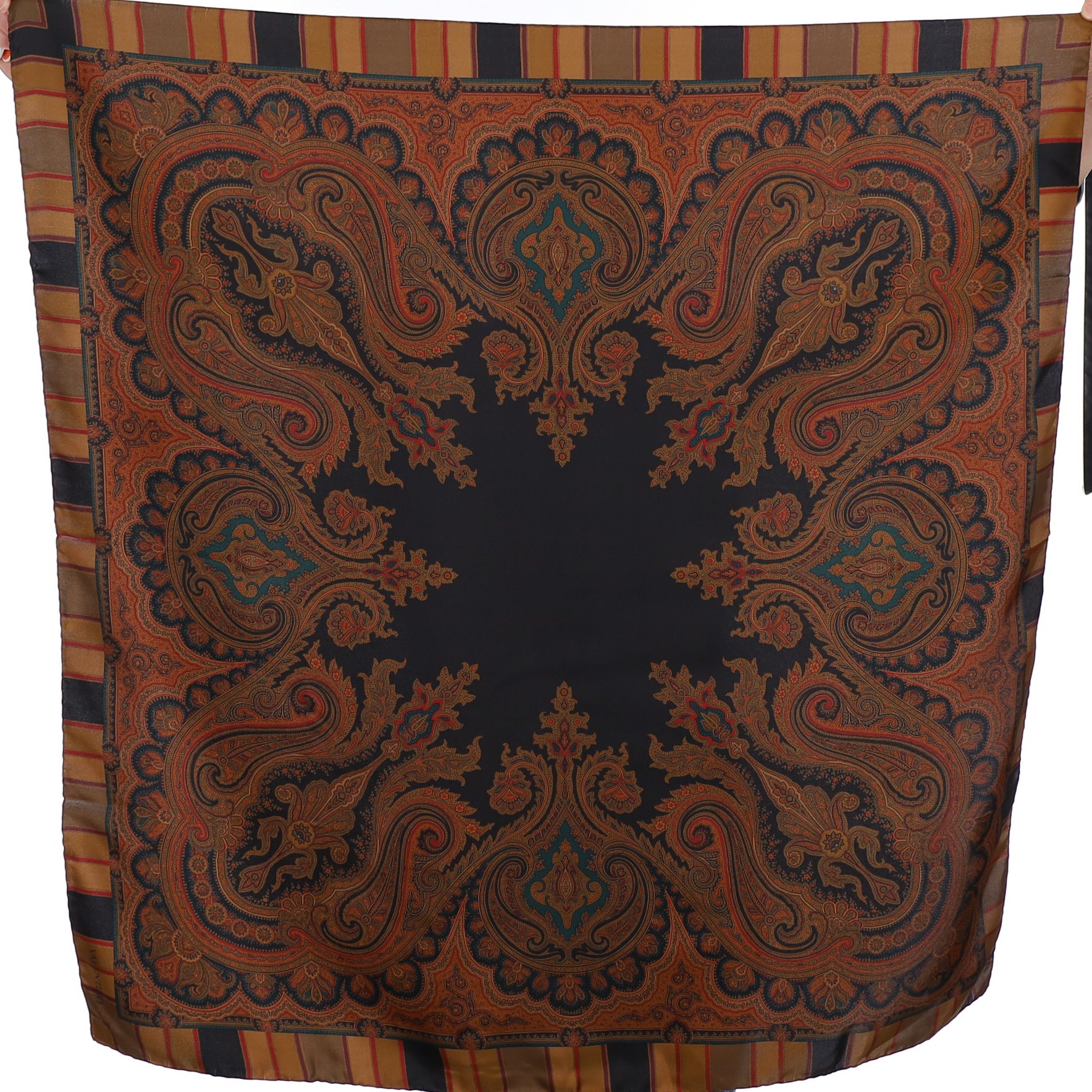 Valentino Paisley Silk Scarf