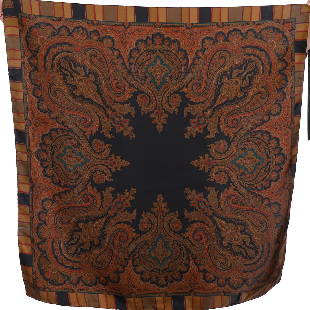 Valentino Paisley Silk Scarf