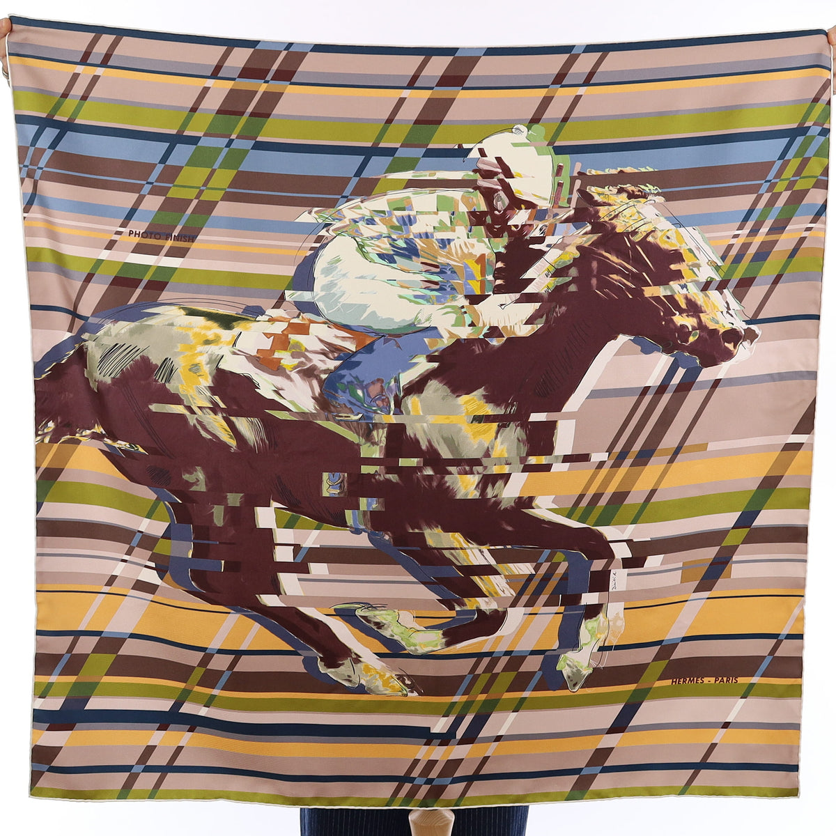 Hermès Photo Finish Silk Scarf