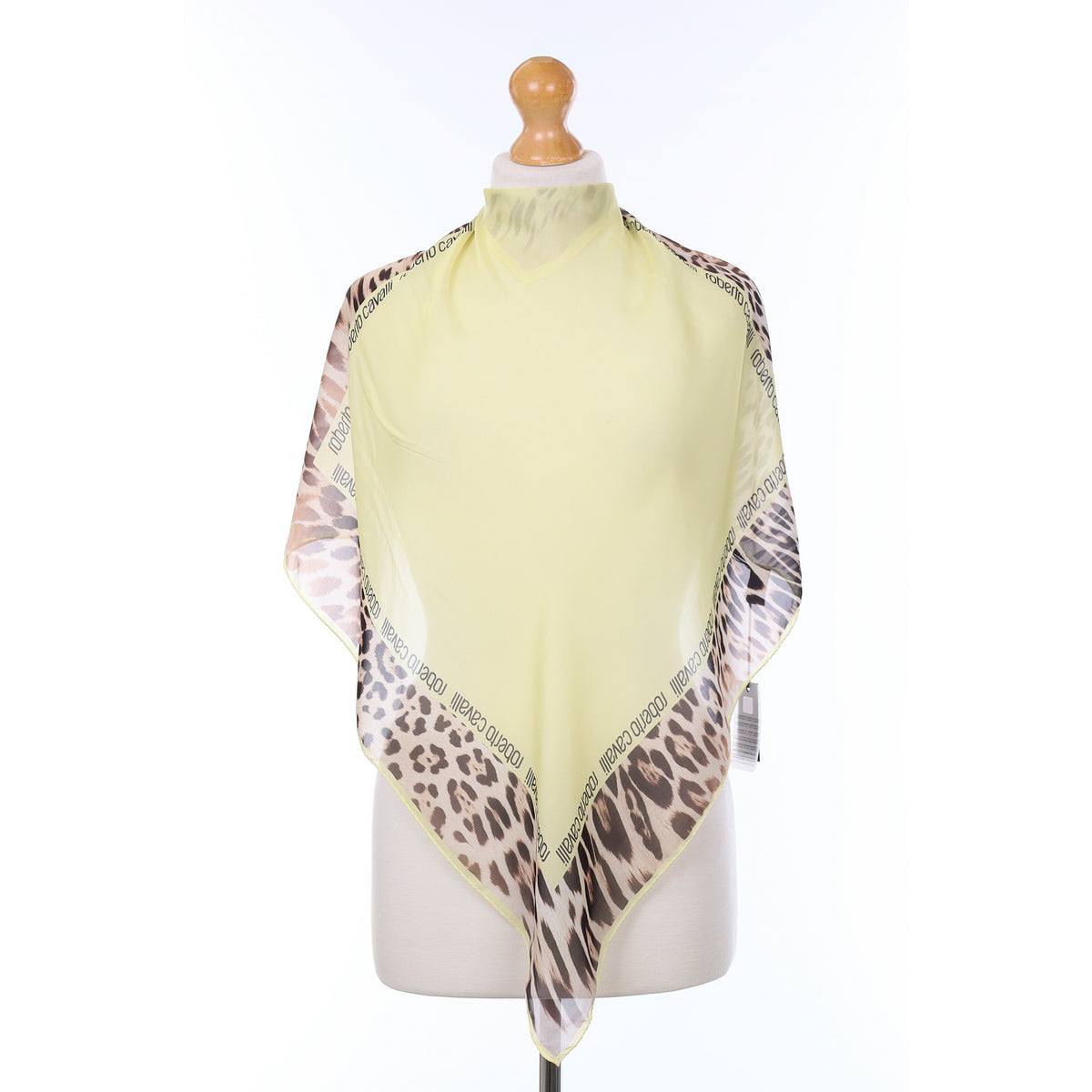 Brand New Roberto Cavalli Silk Scarf