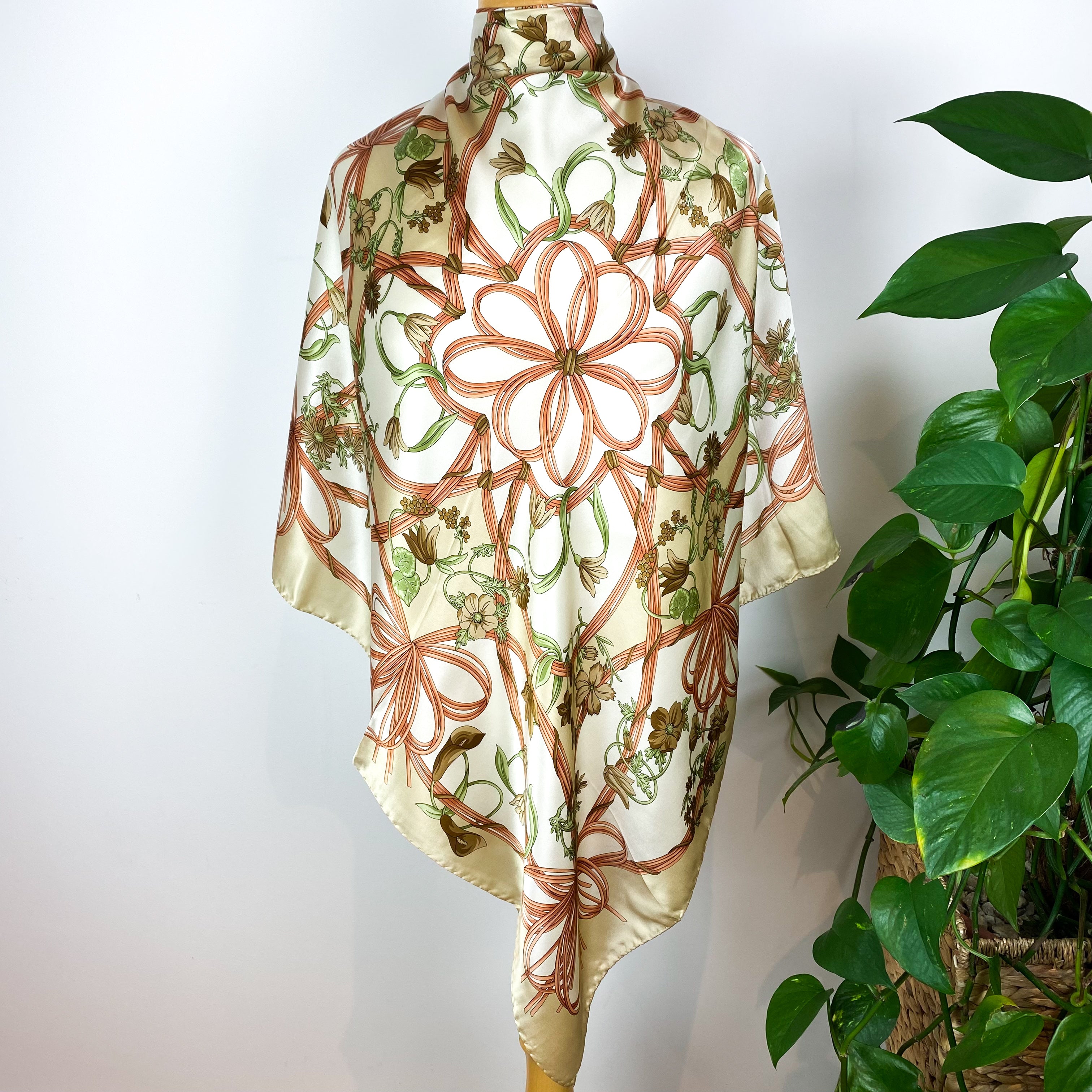 Barindelli & Trezzi Floral Italian Silk Scarf
