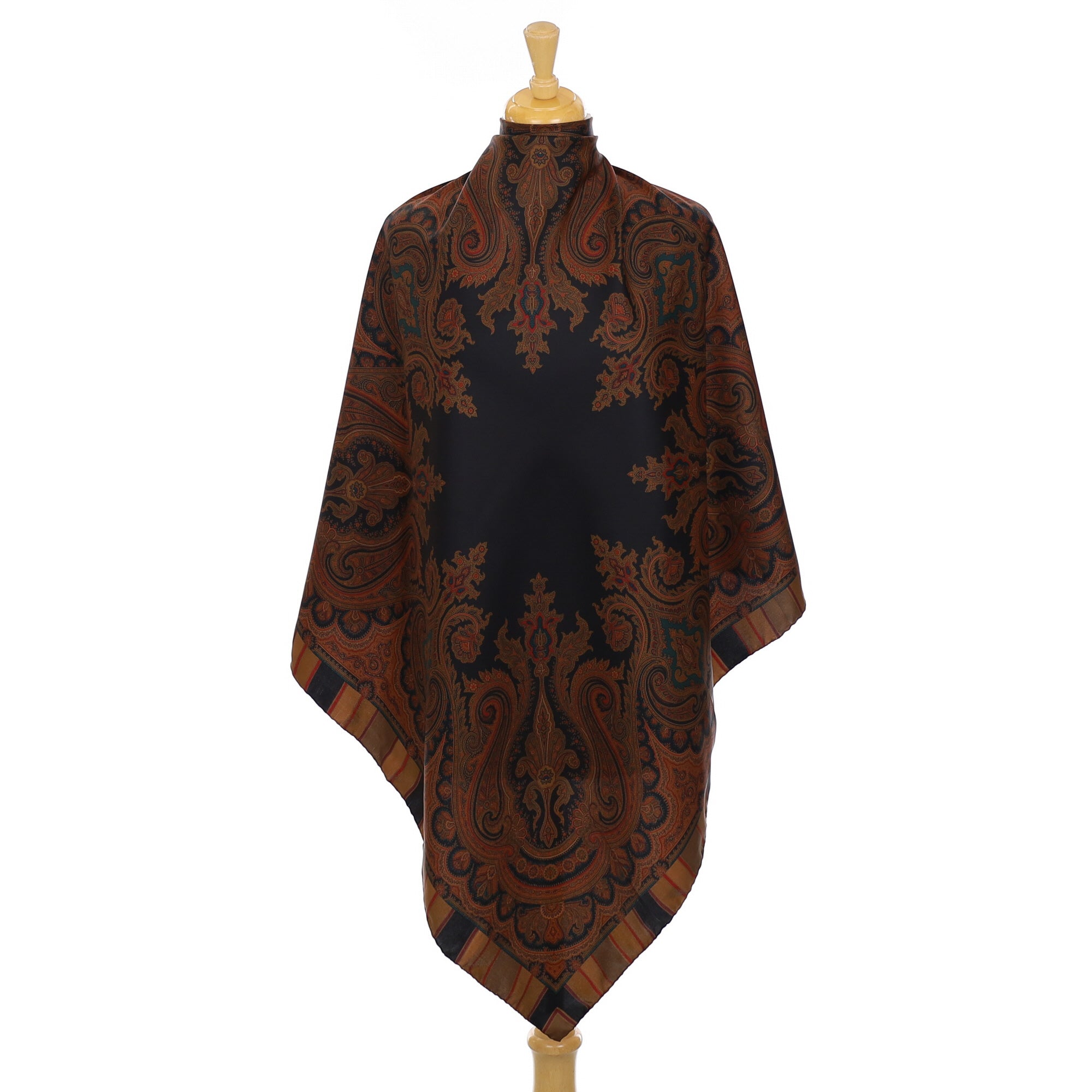 Valentino Paisley Silk Scarf