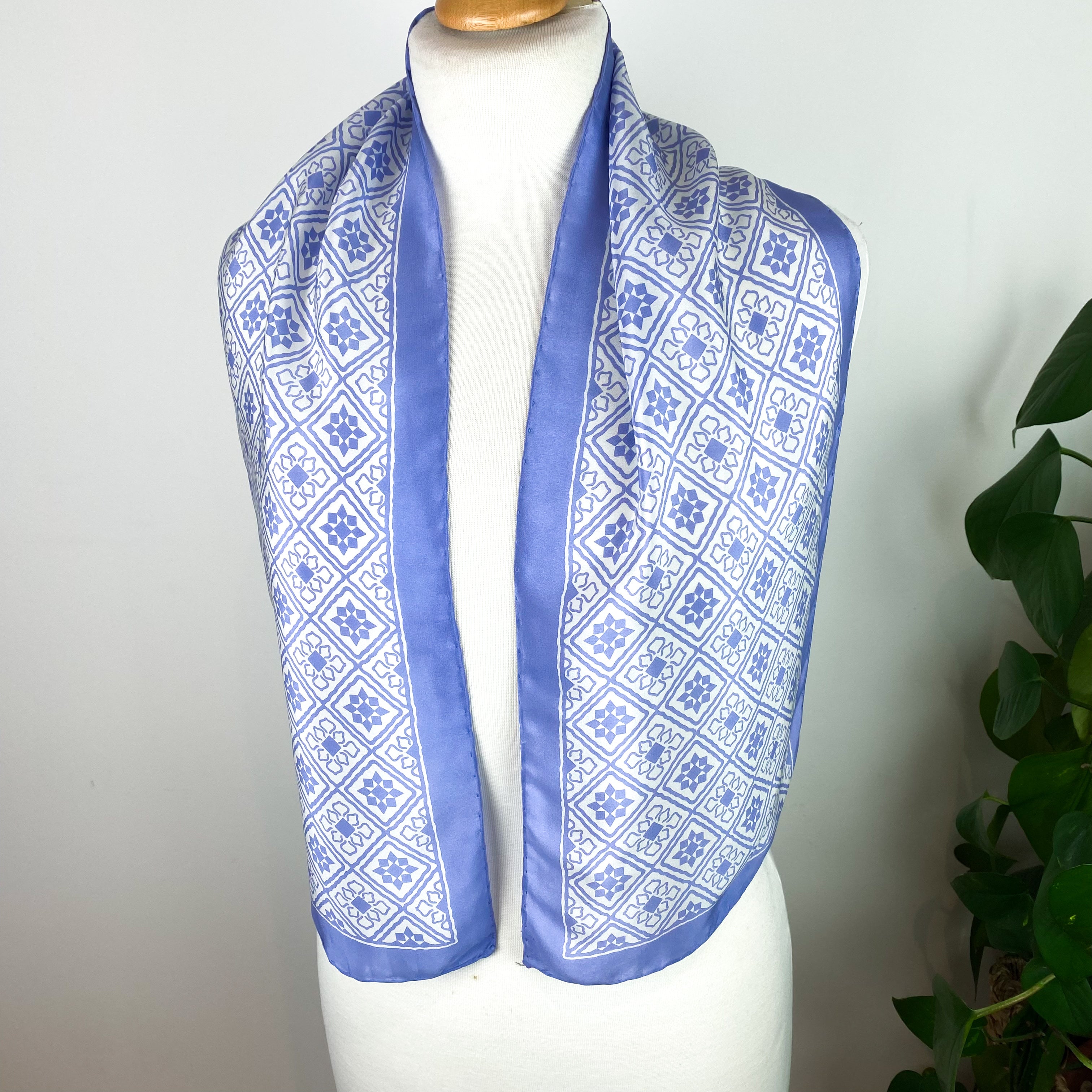 1980s Jaeger Silk Scarf
