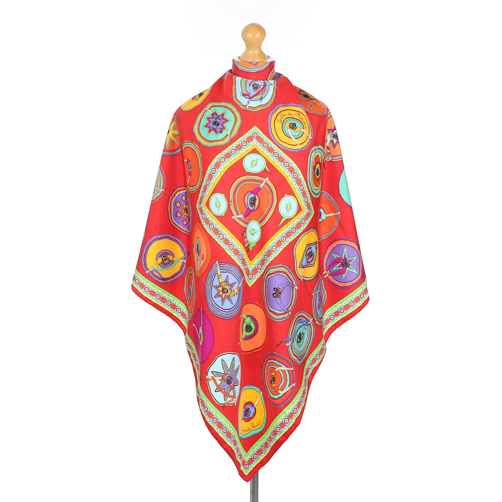 Hermès Belles Du Mexique Silk Scarf Quite Rare