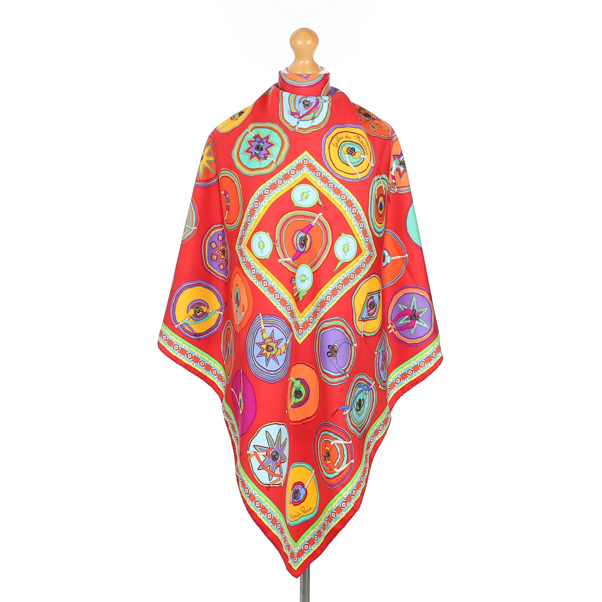 Hermès Belles Du Mexique Silk Scarf Quite Rare