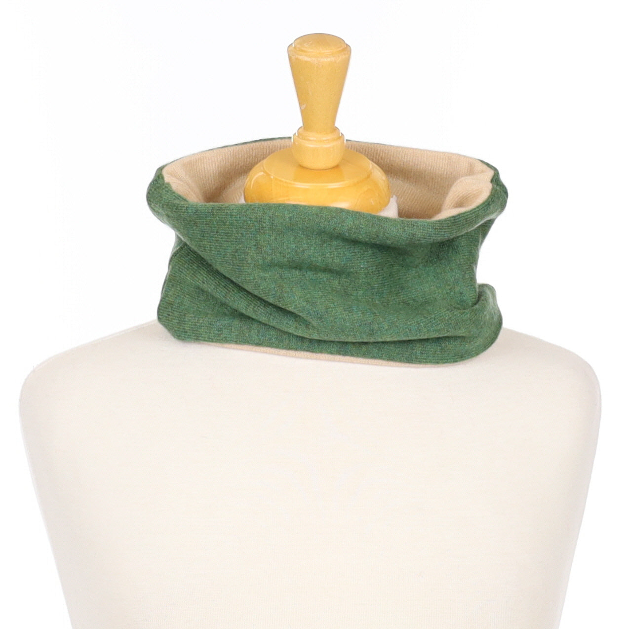 Men’s Country Green and Beige Neck Warmer
