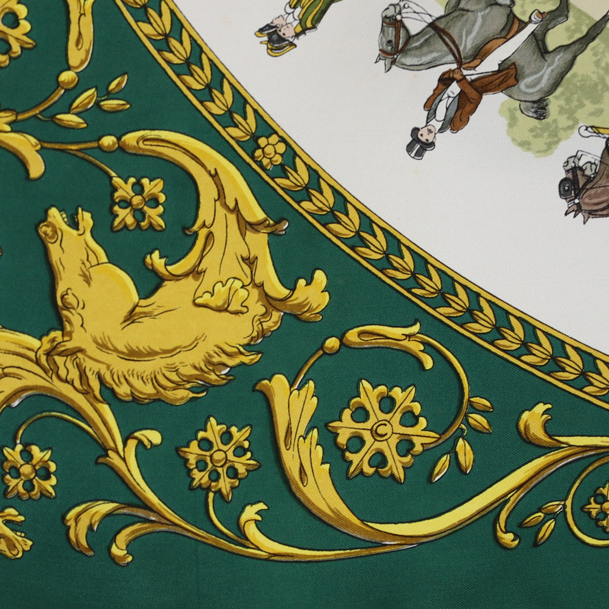 Hermès La Promenade de Longchamps Silk Scarf