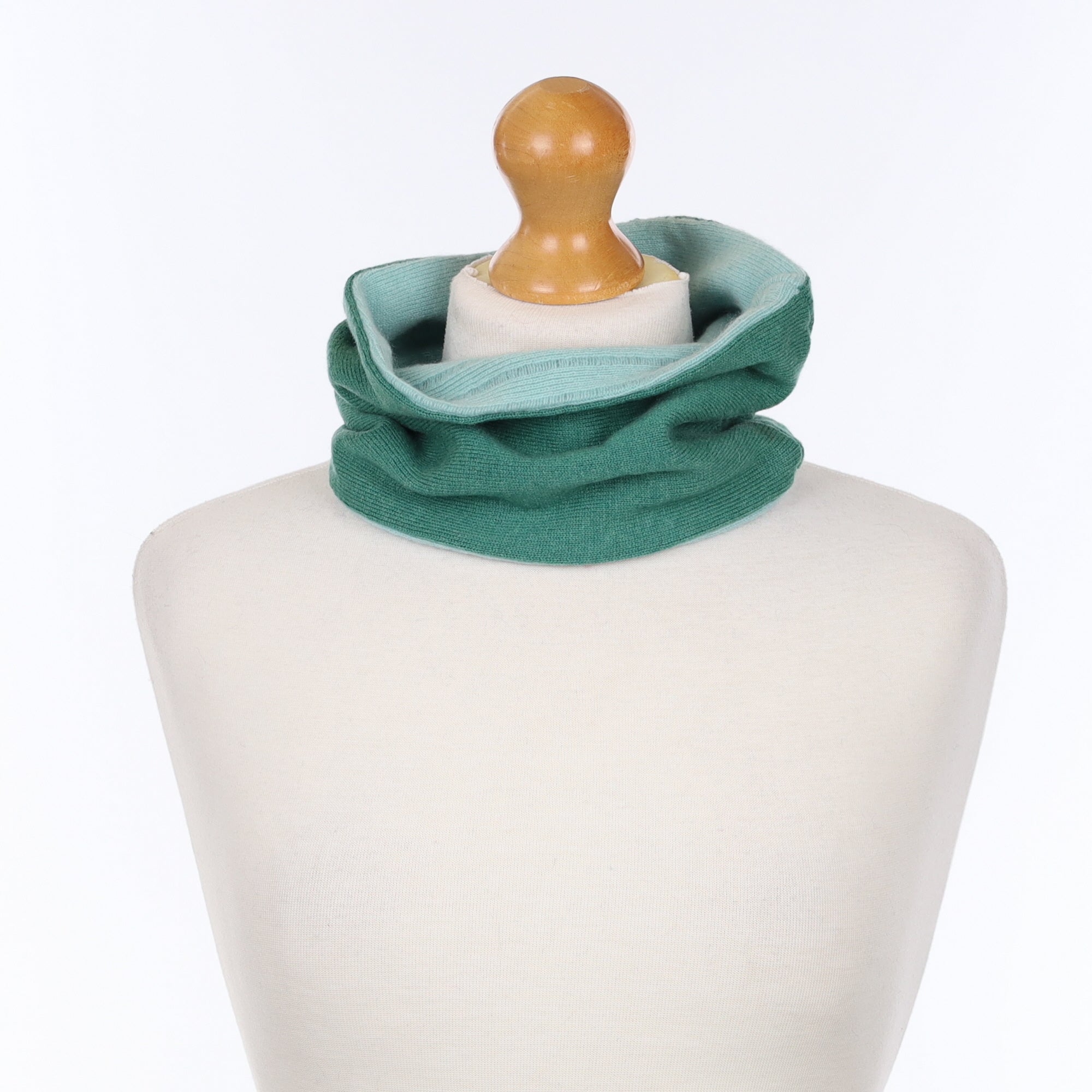 Sea Green and Mint Neck Warmer
