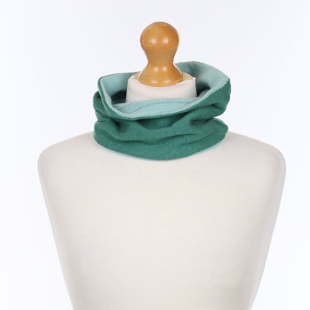 Sea Green and Mint Neck Warmer