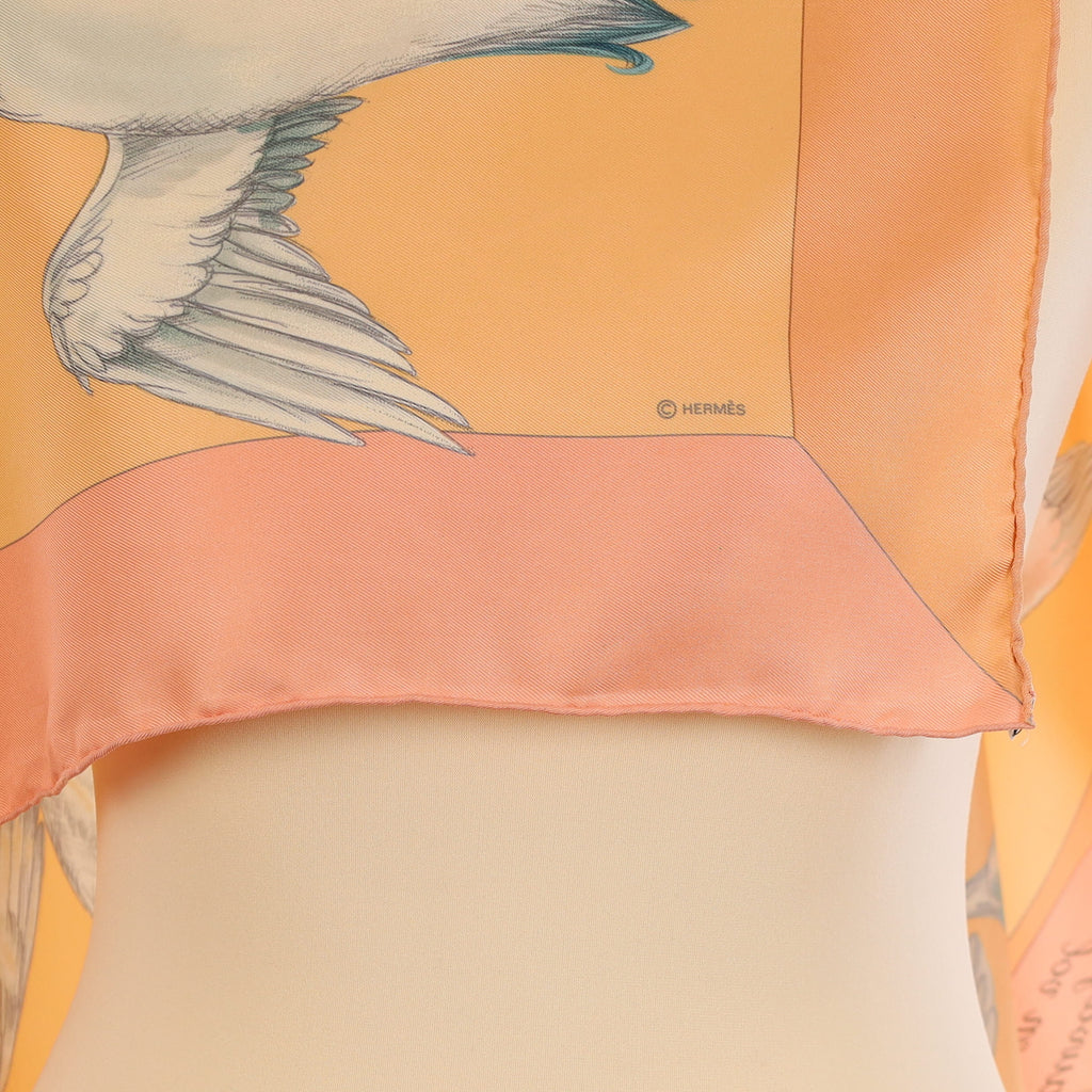 Hermès Sauvagine En Vol Silk Scarf
