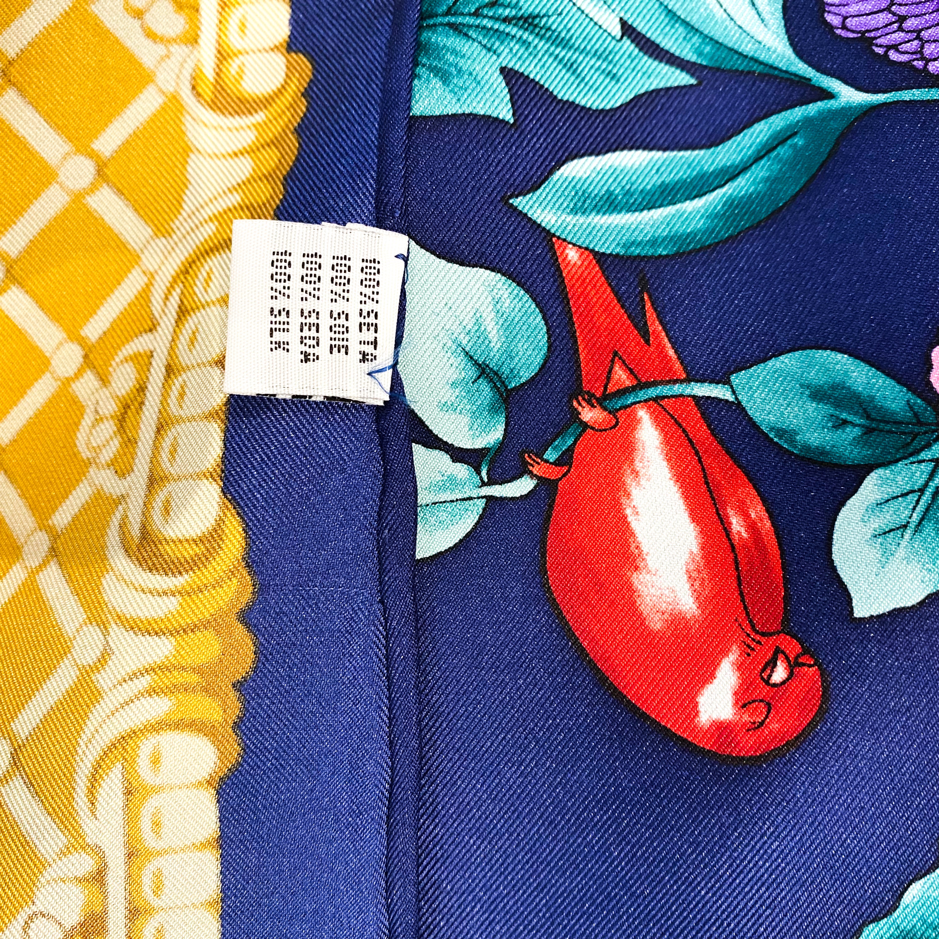 Stunning Large Floral Silk Scarf