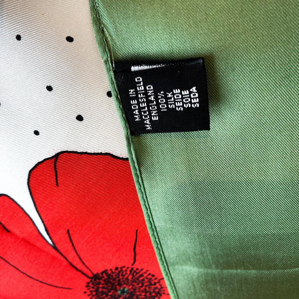 Helen Douglas Floral Silk Scarf
