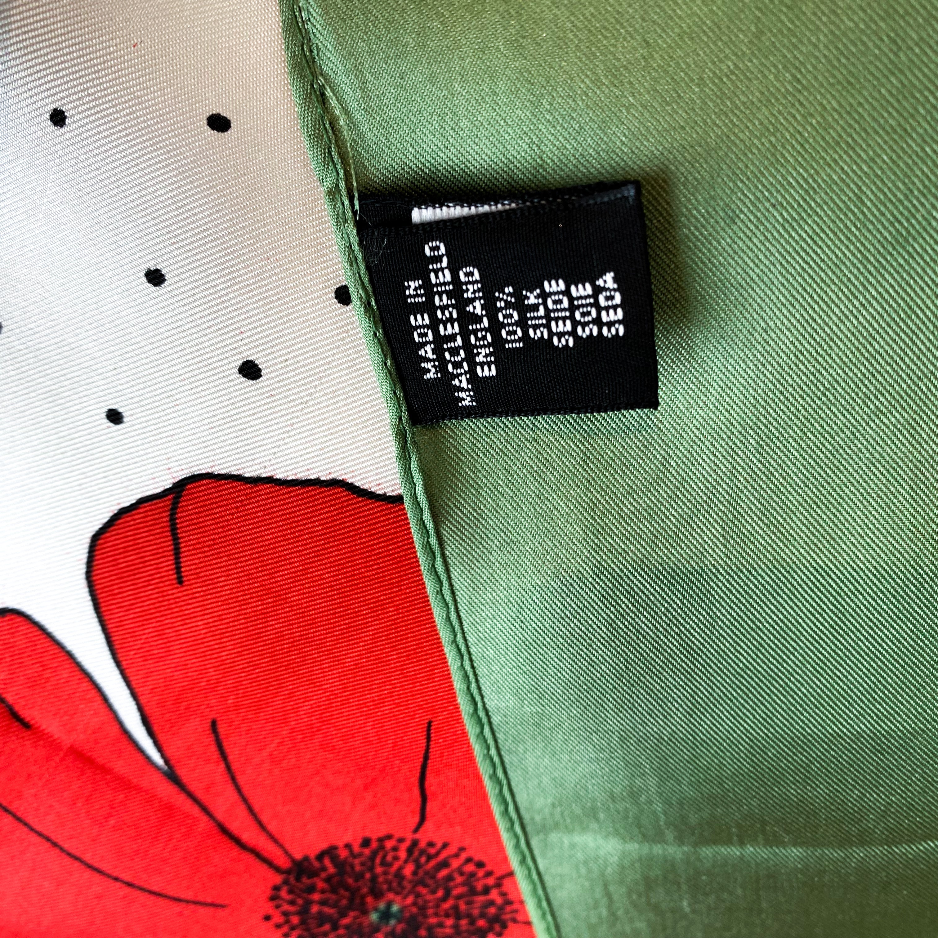 Helen Douglas Floral Silk Scarf