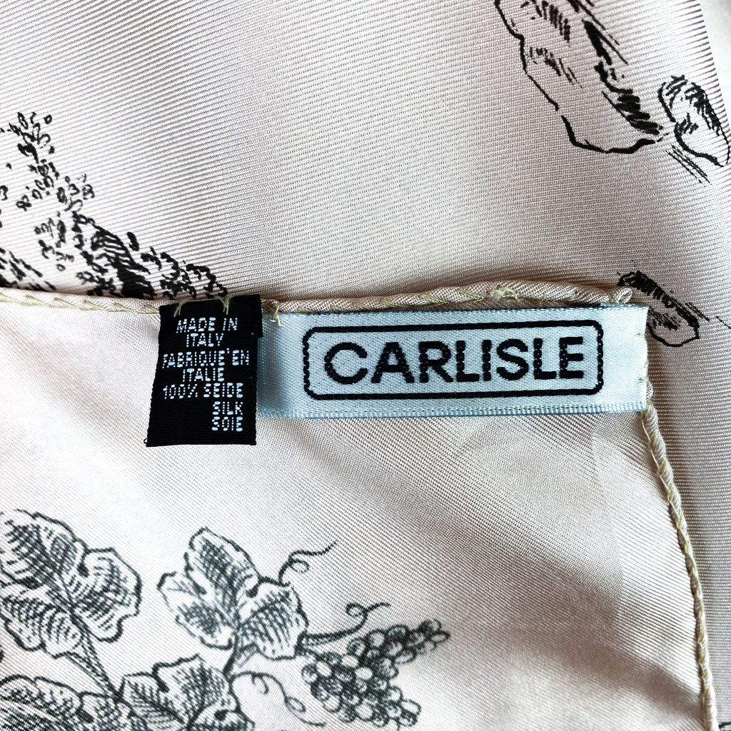 Carlisle Toile Designer Silk Scarf