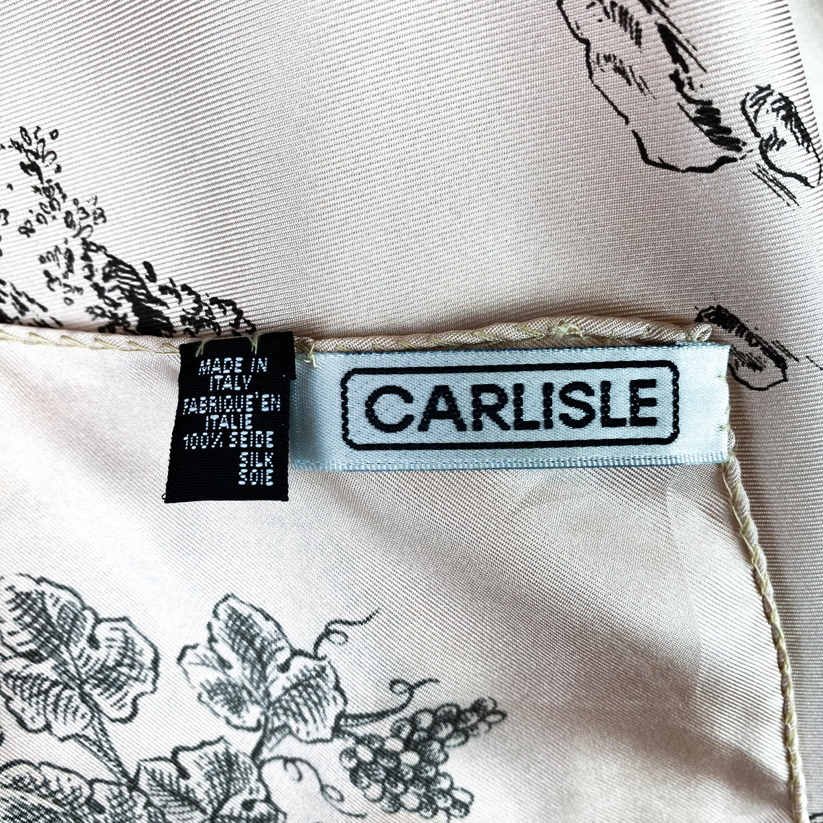 Carlisle Toile Designer Silk Scarf