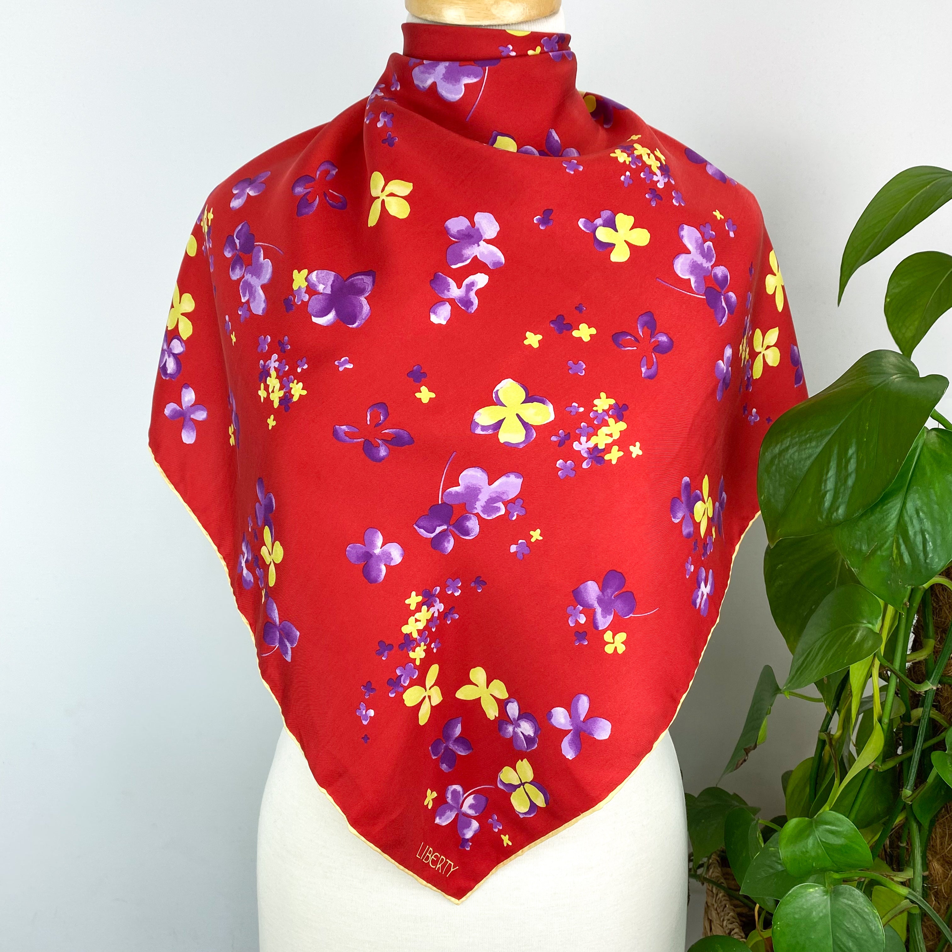 Liberty Floral Silk Scarf