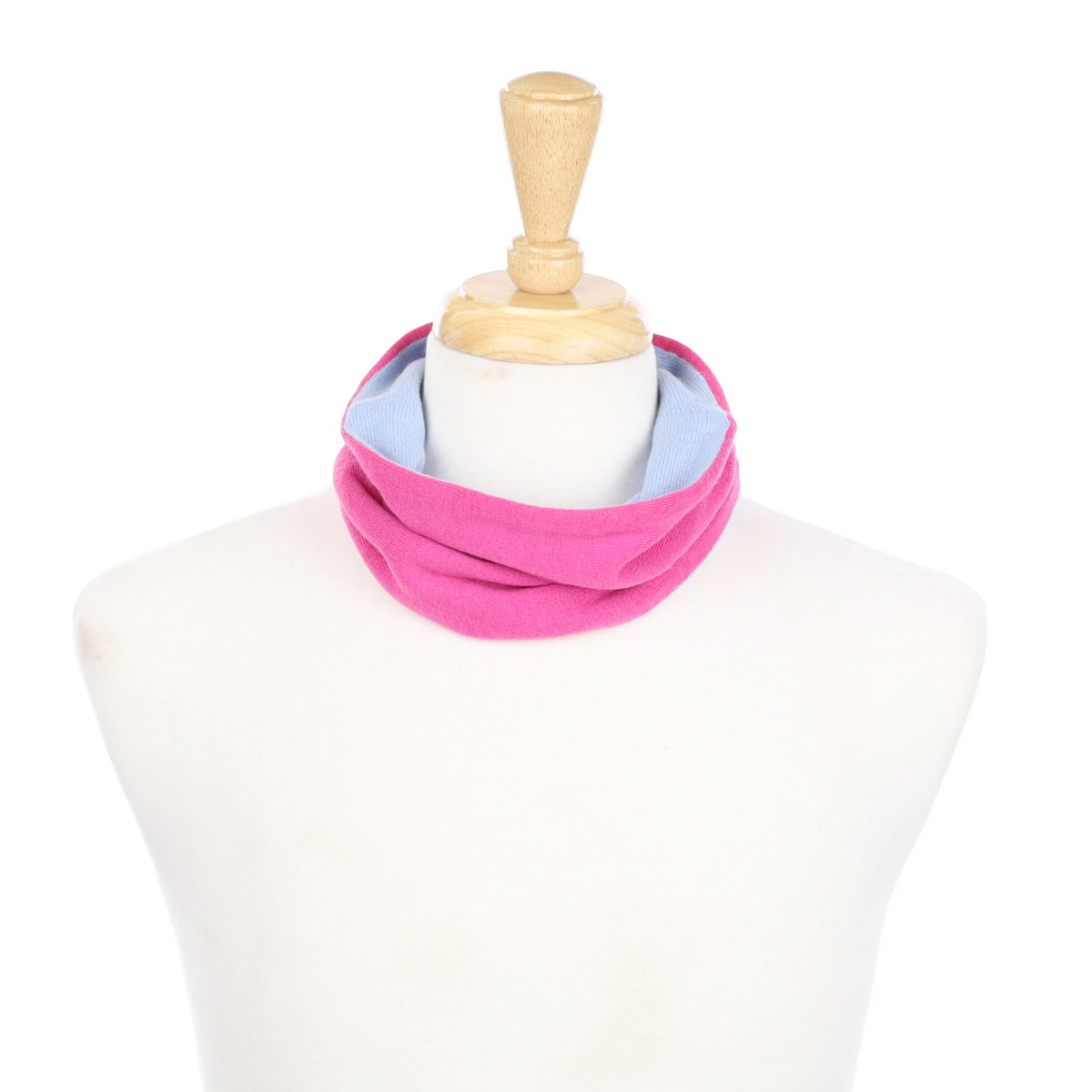 Rose Pink and Powder Blue Neck Warmer