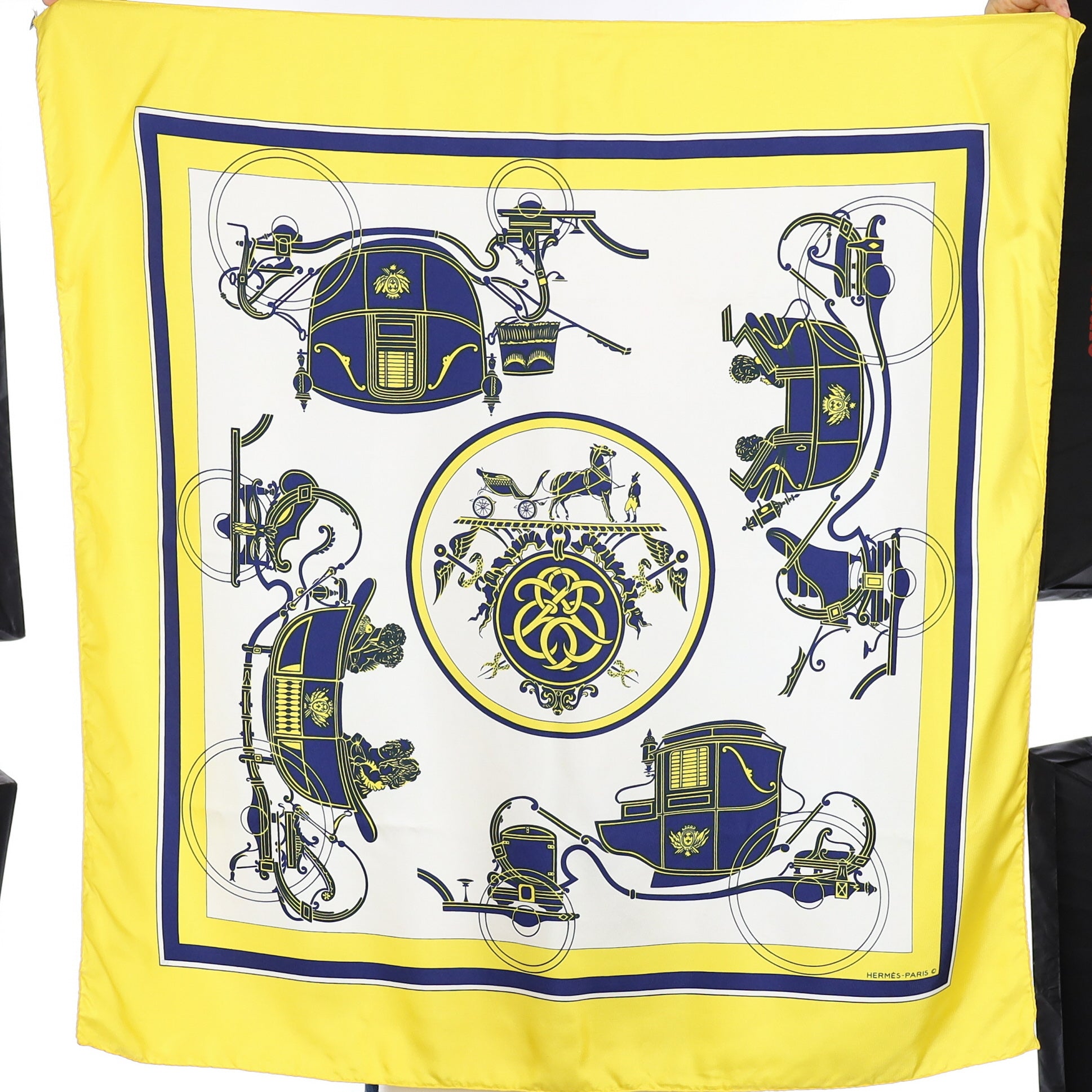 Hermès Ex Libris Silk Scarf