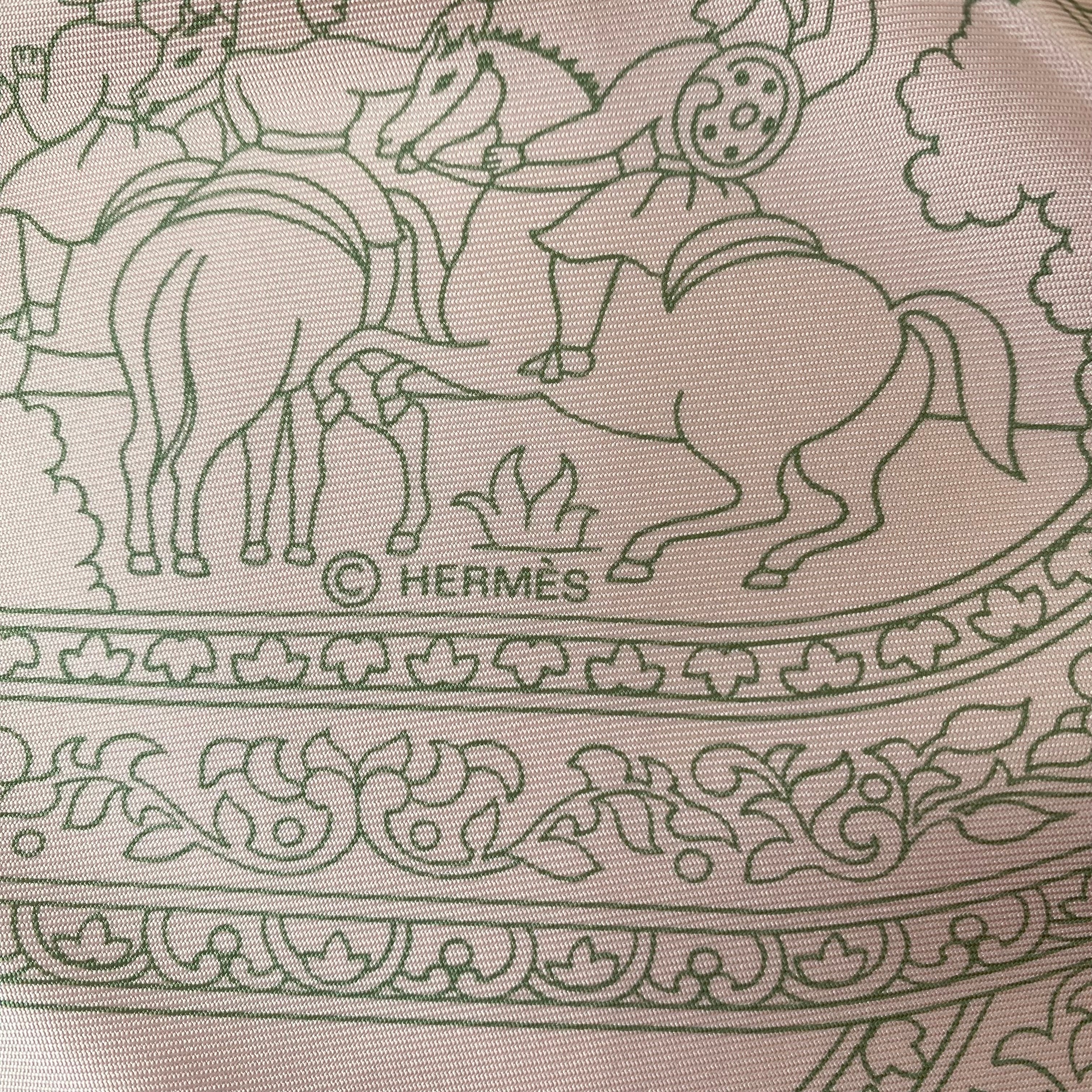 Hermès Qalamdan Silk Scarf