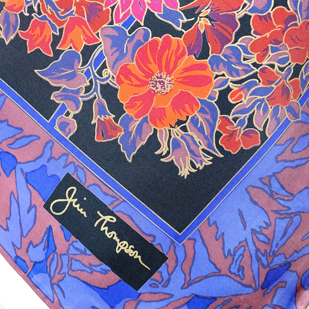 Brand New Boxed Jim Thompson Designer Silk Scarf