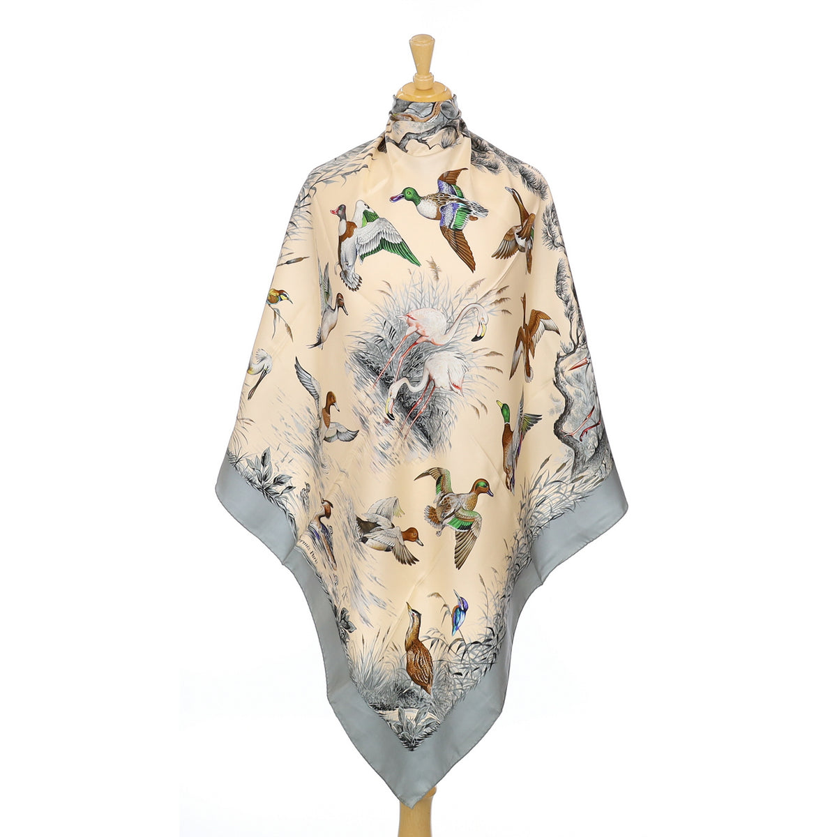 Hermès Halte en Camargue Silk Scarf