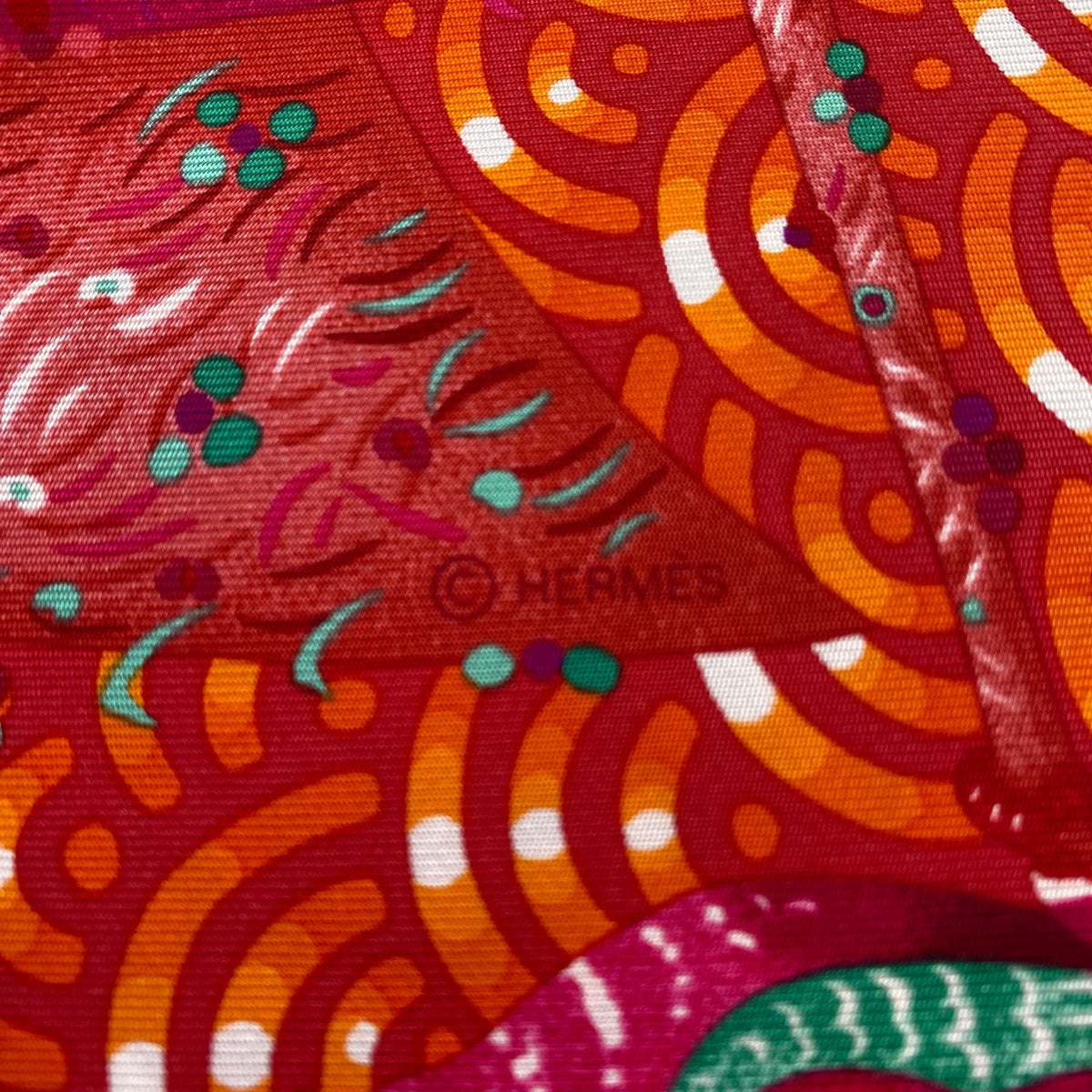 Brand New Boxed Hermès Bateau Fleuri Silk Scarf Quite Rare