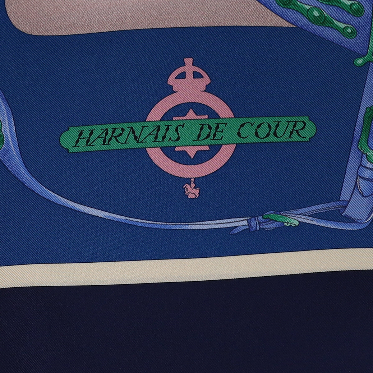 Brand New Boxed Hermès Harnais de Cour Silk Scarf