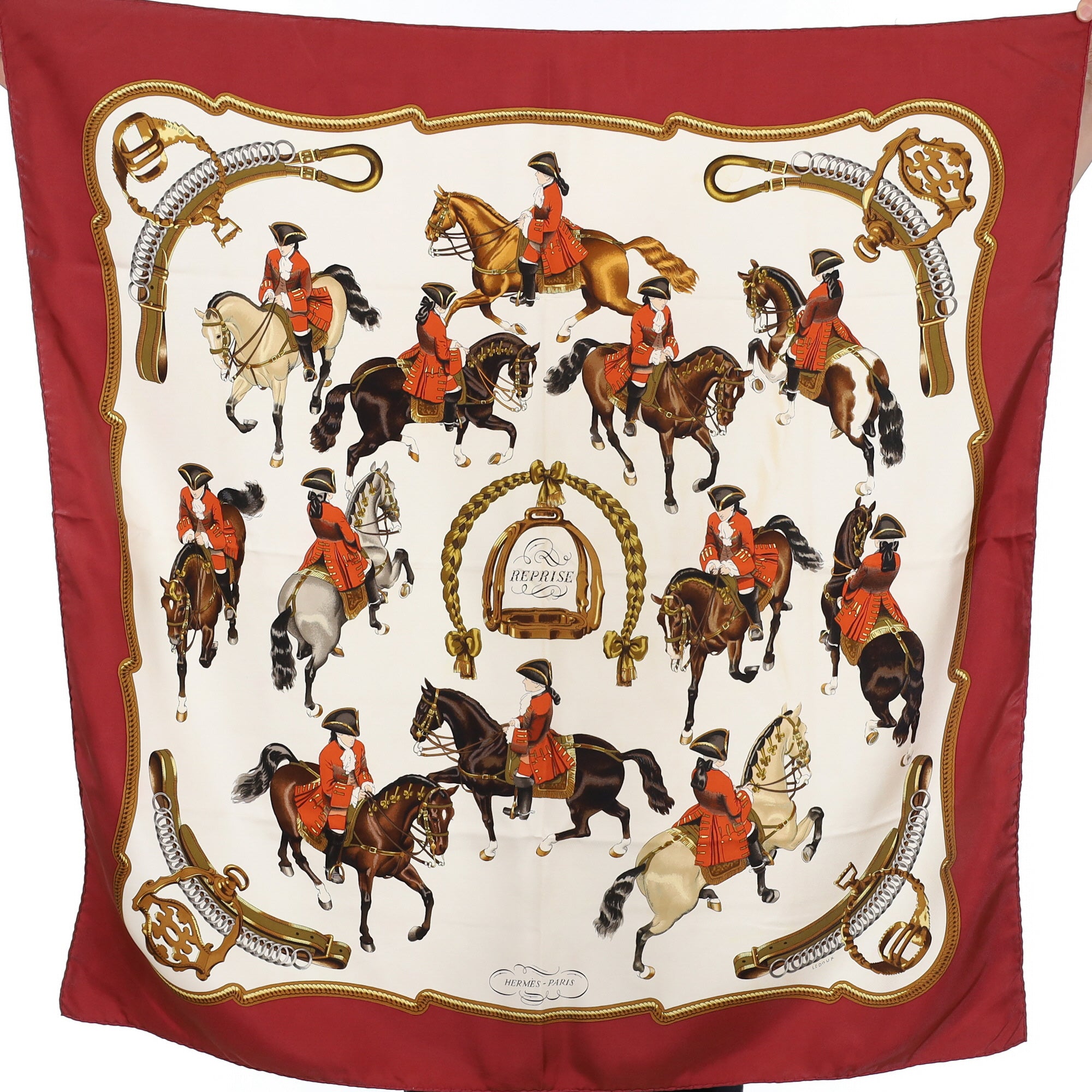 Hermès Reprise Silk Scarf