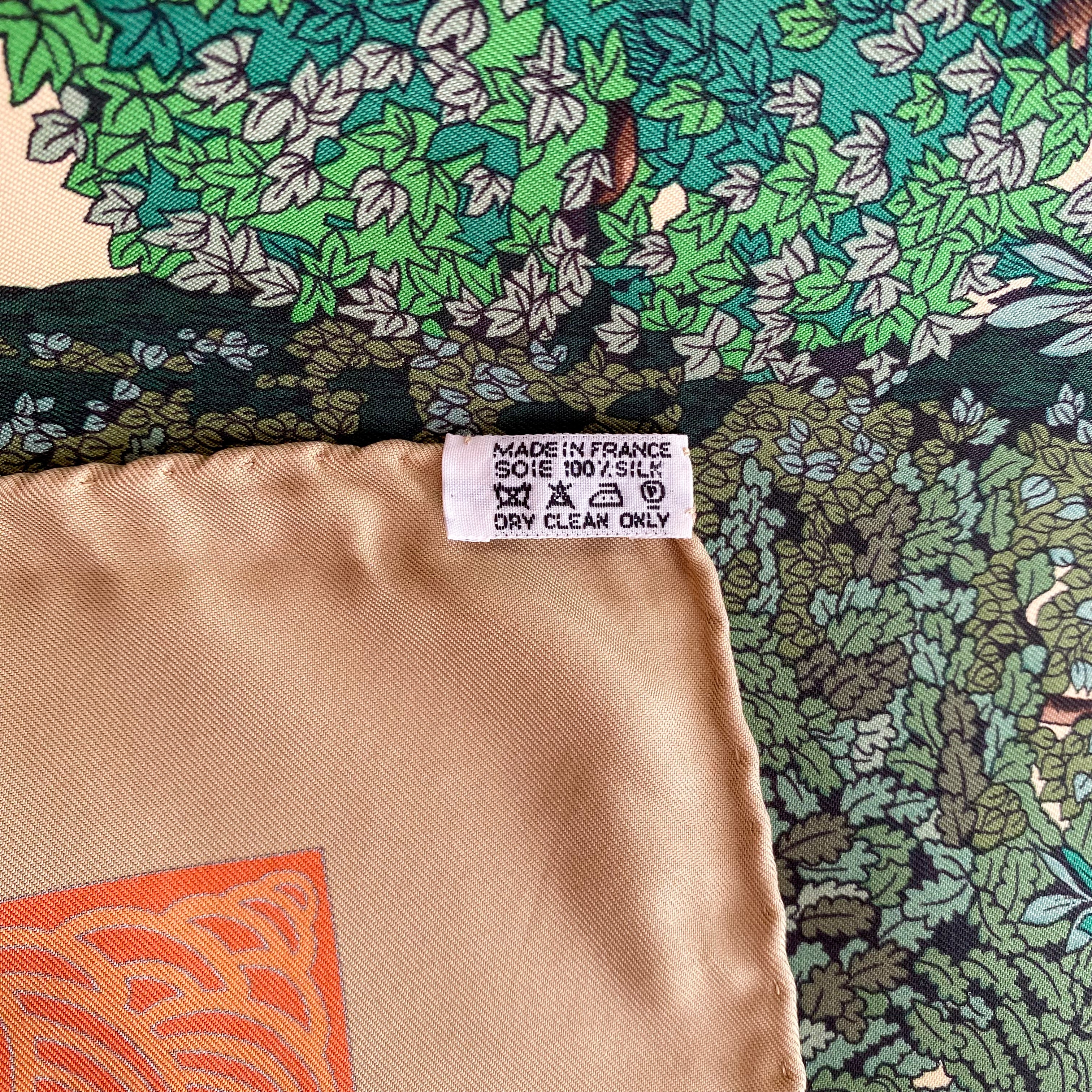 Hermès Les Legendes de L’arbre Silk Scarf