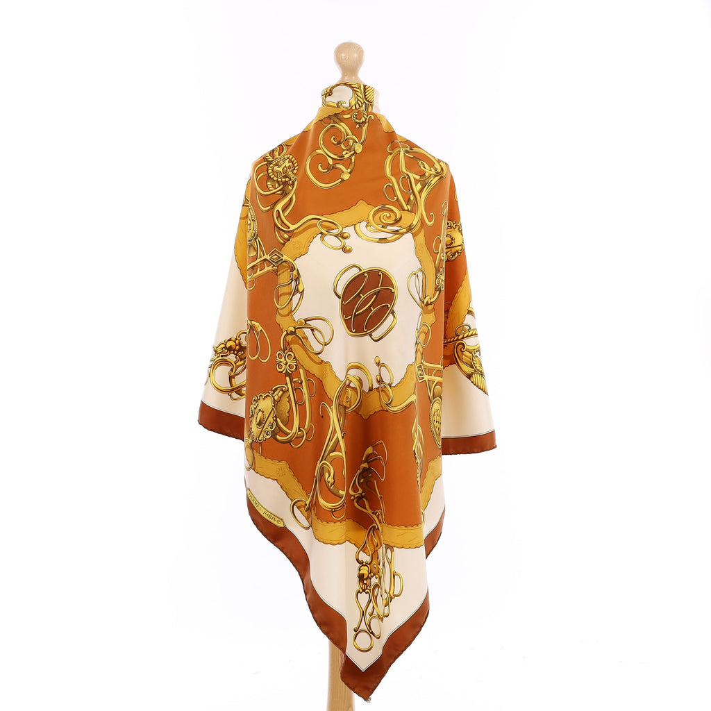 Hermès Lift Profile Silk Scarf