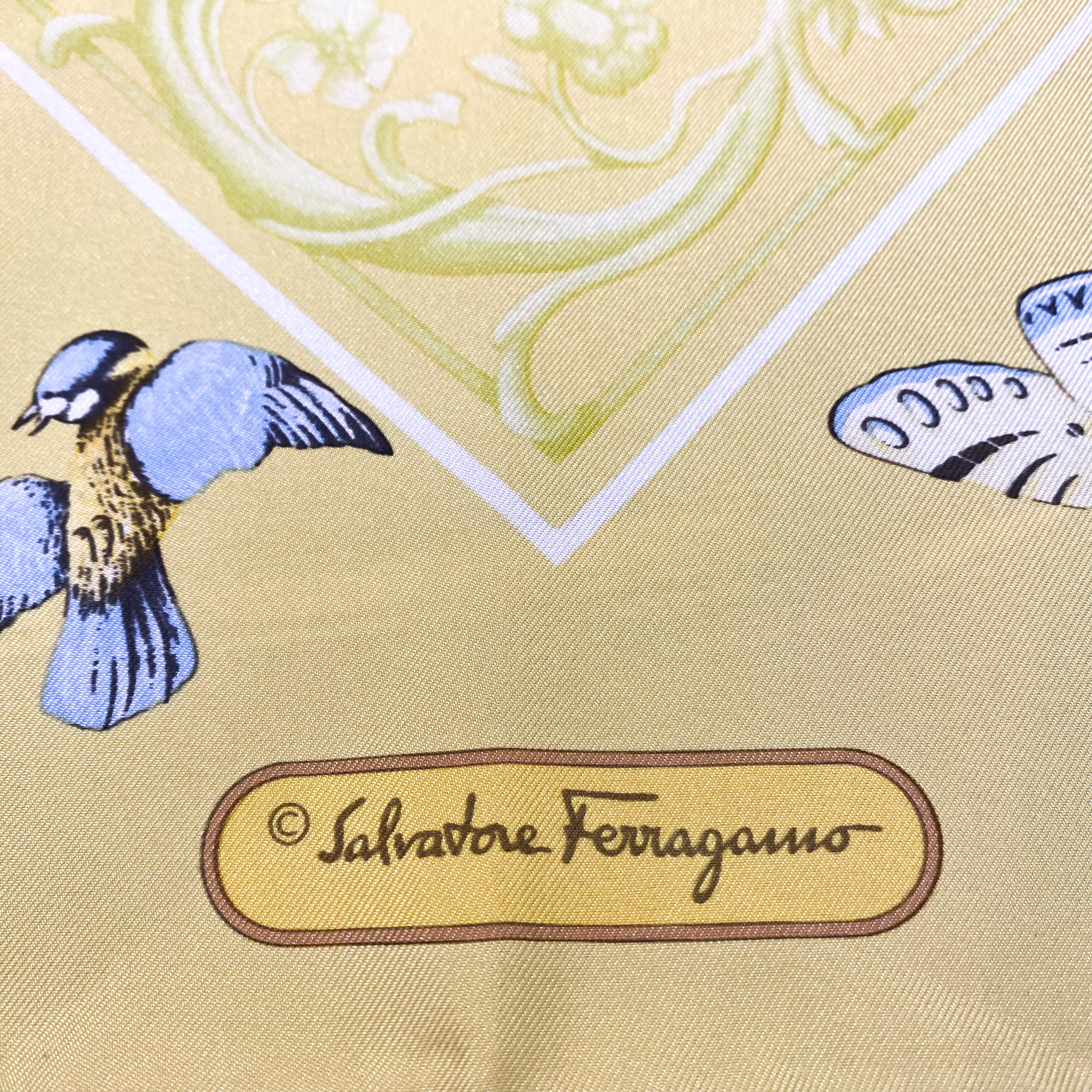 Stunning Salvatore Ferragamo Silk Scarf