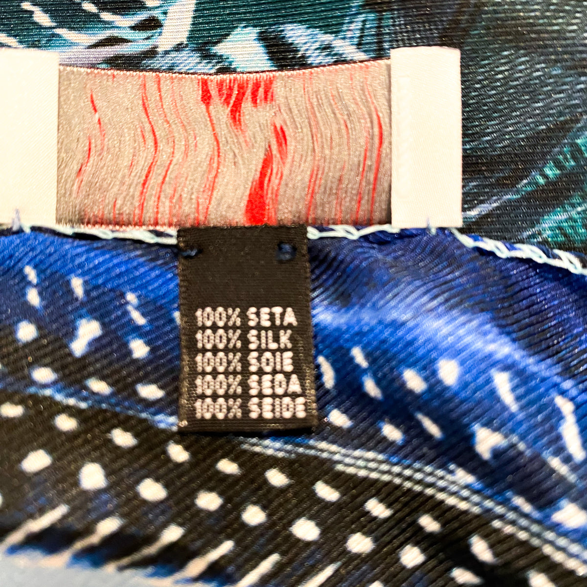 Massimo Ravinale Wrap Style Silk Scarf