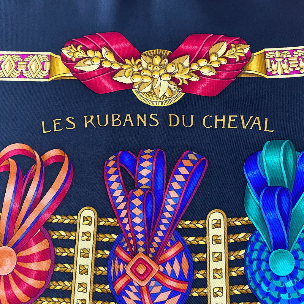Hermès Les Rubans du Cheval Silk Scarf