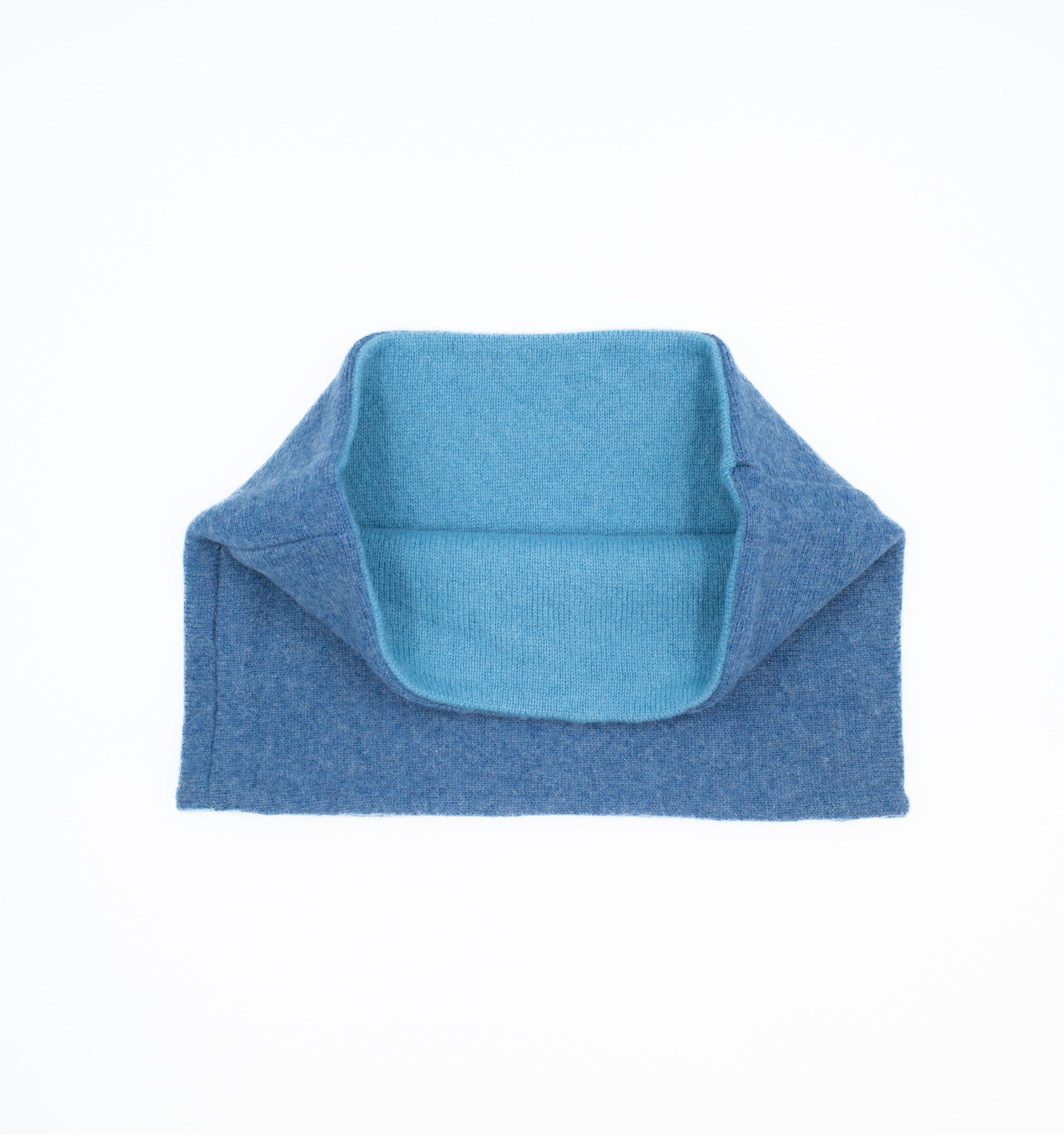 Denim and Air Force Blue Neck Warmer