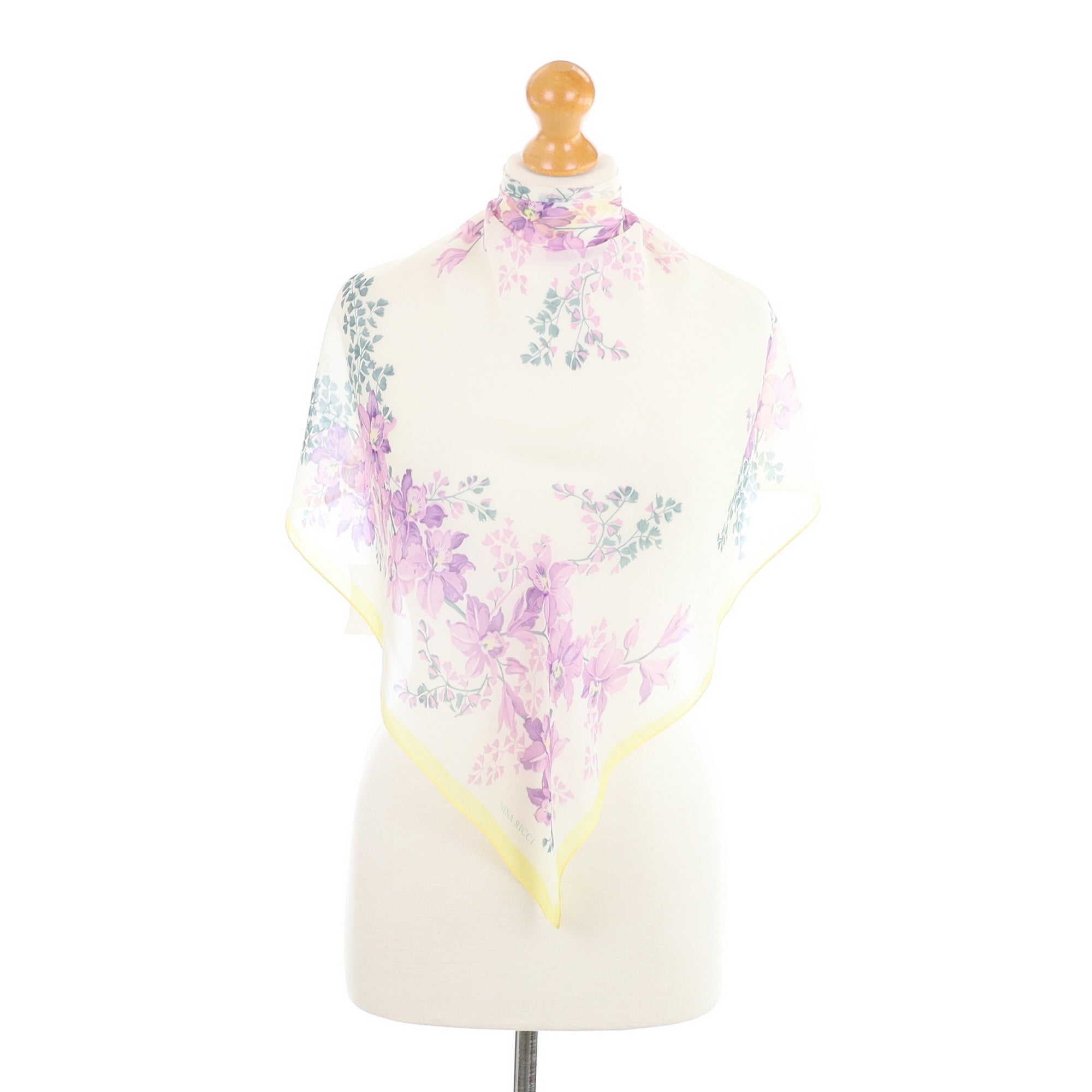 Brand New Nina Ricci Chiffon Silk Scarf
