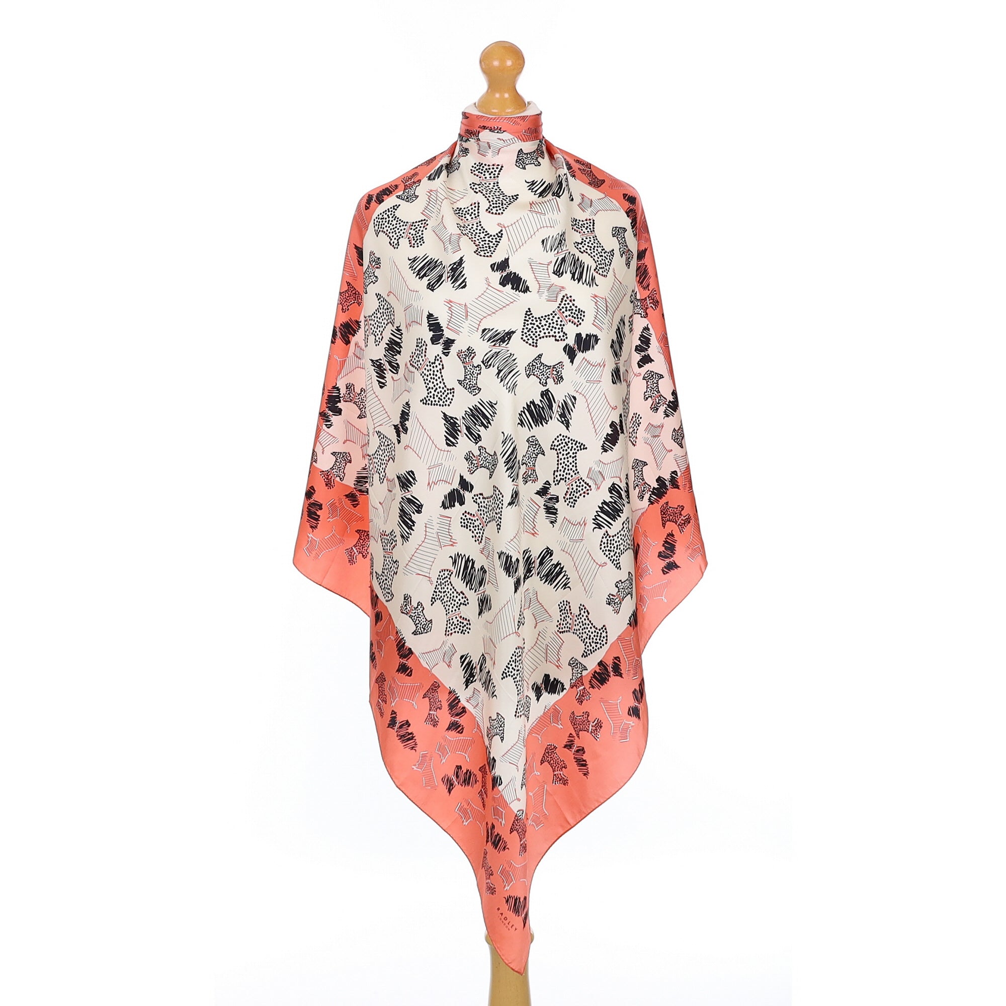 Radley Scottie Dog Silk Scarf
