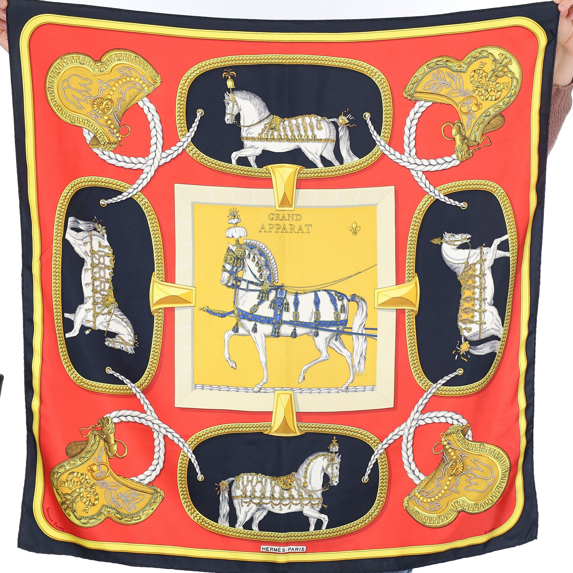 Hermès Grand Apparat Silk Scarf
