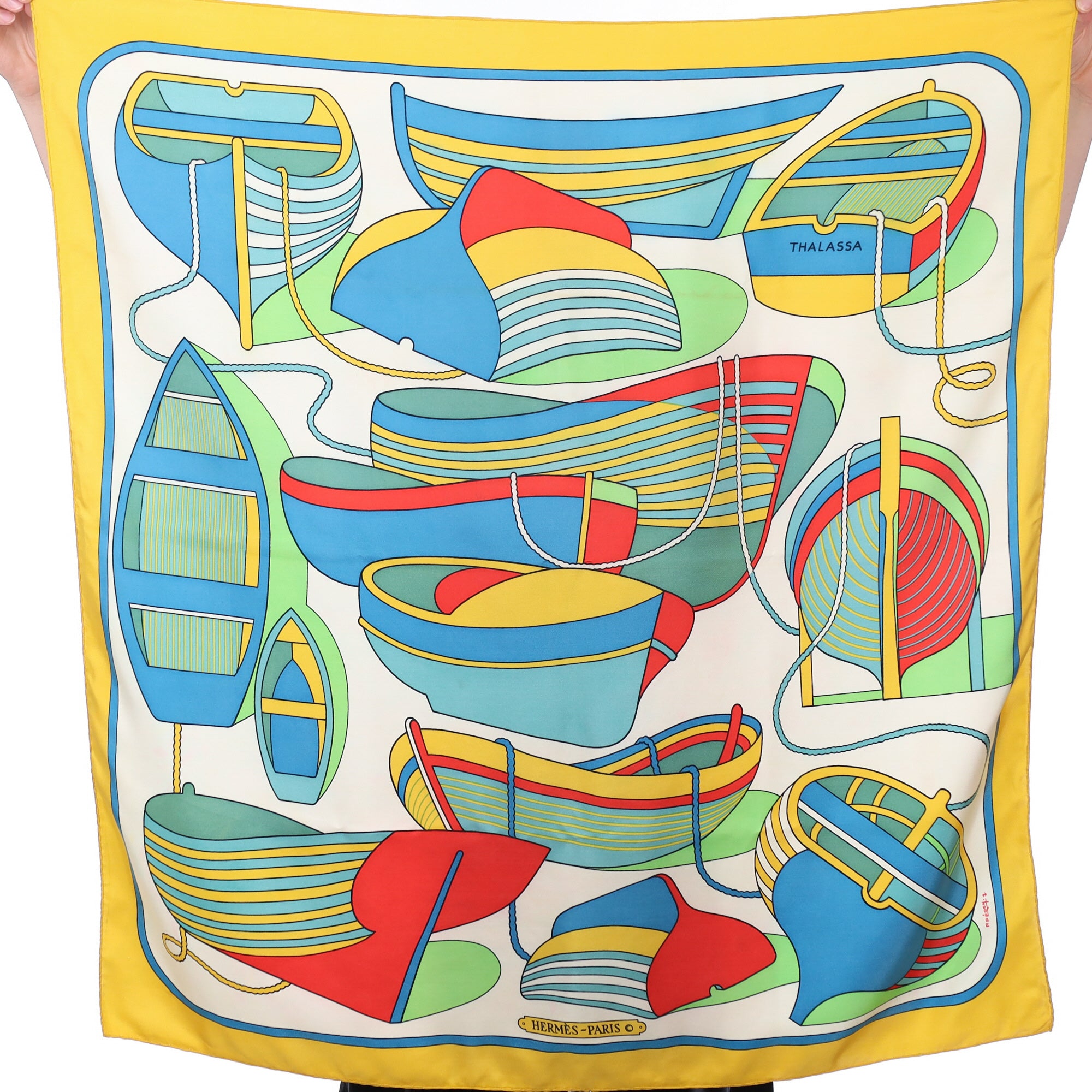 Hermès Thalassa Silk Scarf Quite Rare