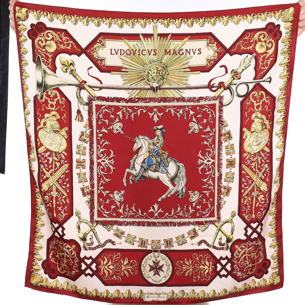 Hermès Lvdovicvs Magnvs Silk Scarf