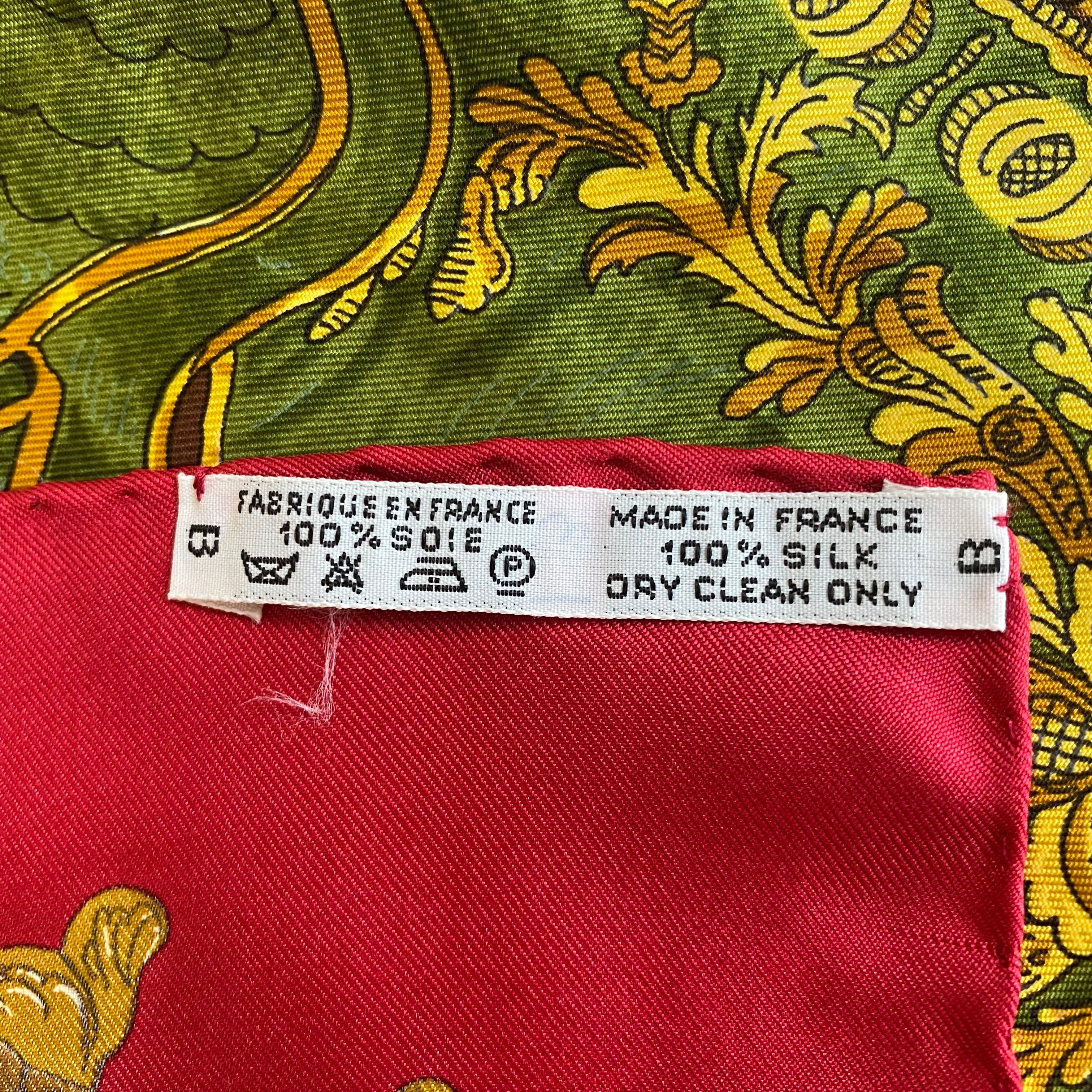 Hermès Musée Silk Scarf Quite Rare
