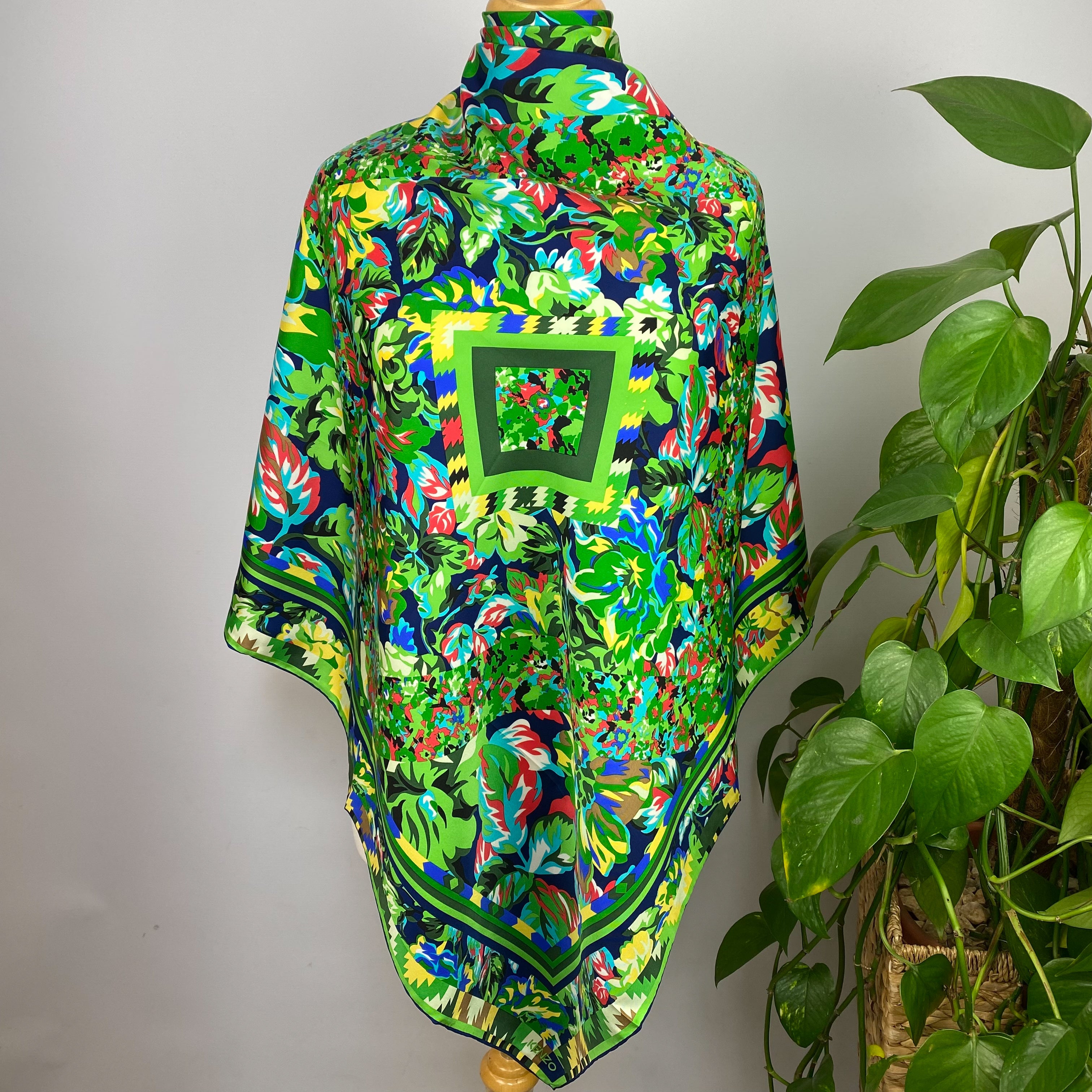 Immaculate Kenzo Designer Silk Scarf