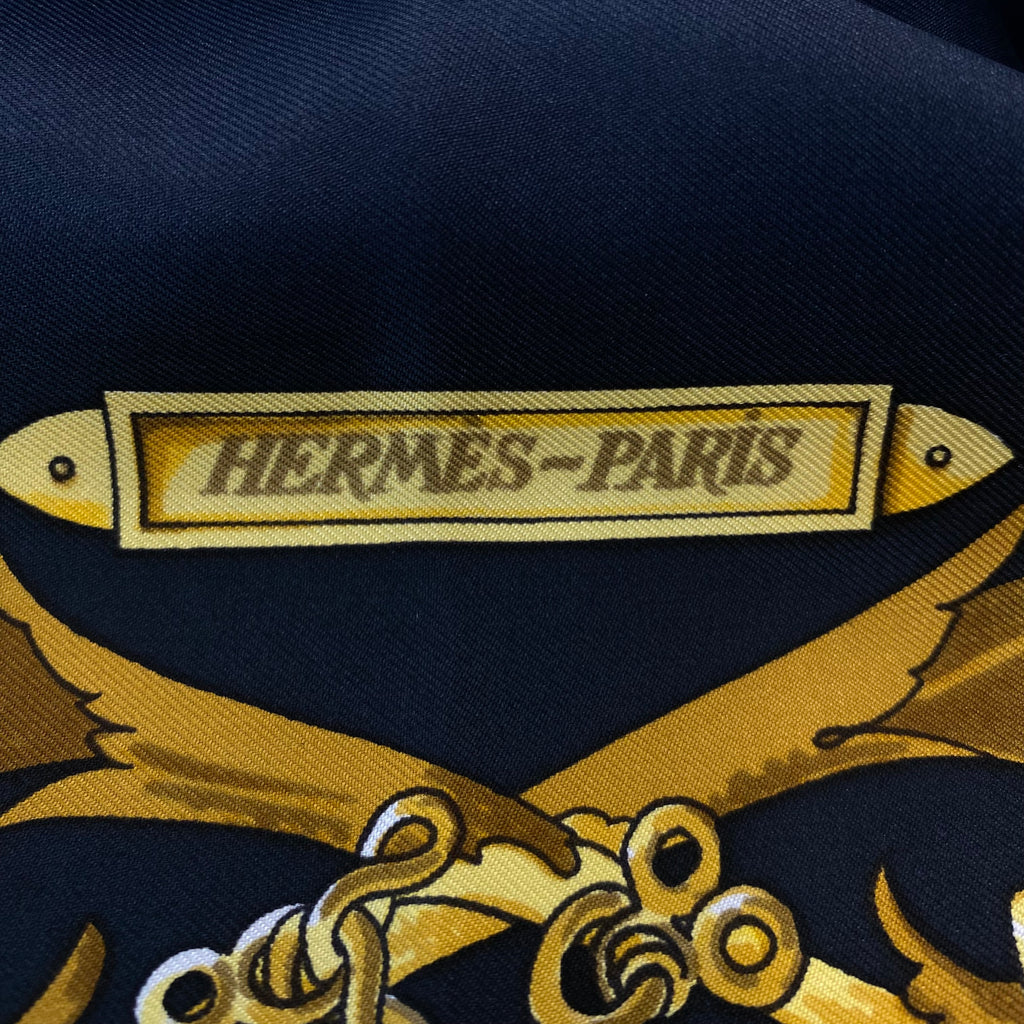 Hermès Le Mors Ala Conétable Silk Scarf