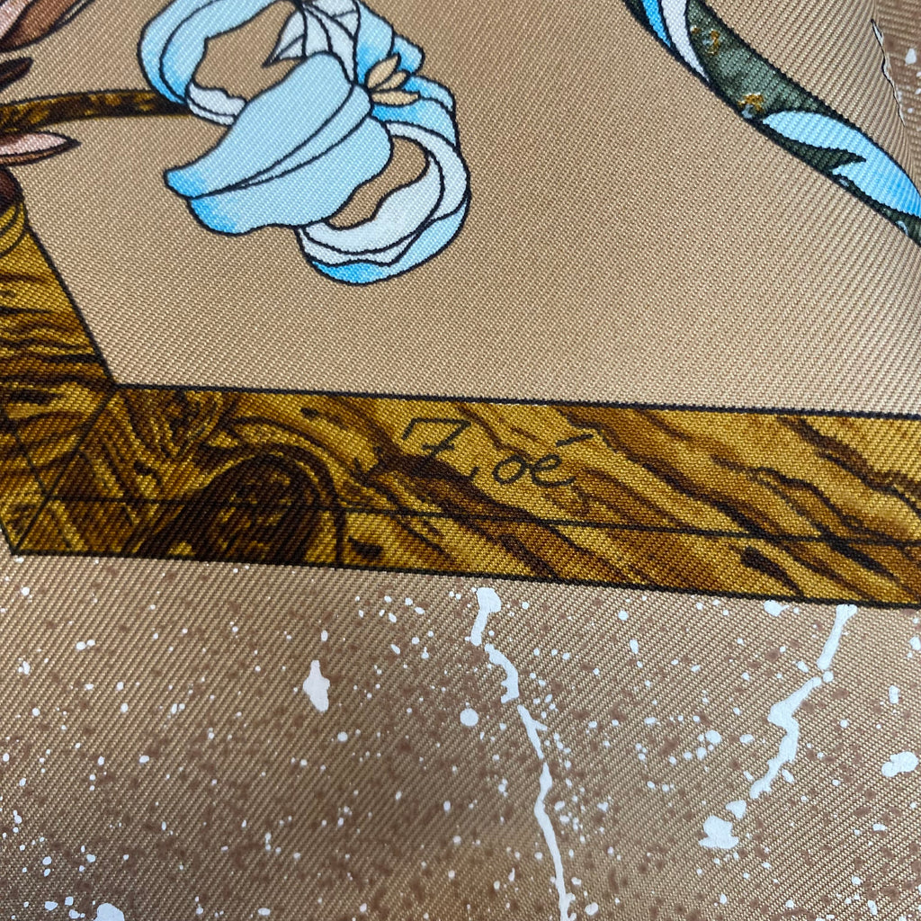 Boxed Hermès Pierres D’orient et D’occident Silk Scarf Quite Rare