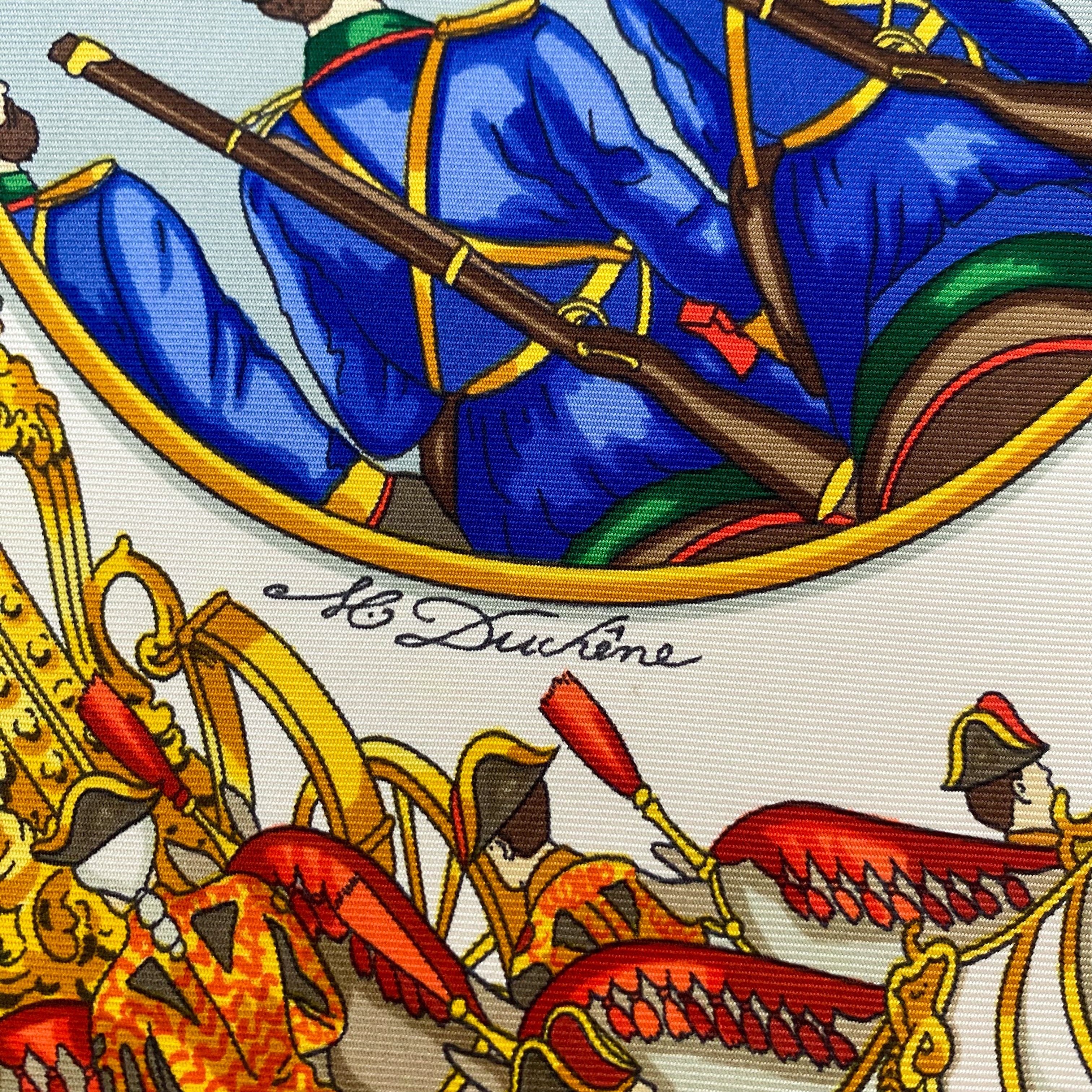 Hermès Grand Cortège À Moscou 1992 Silk Scarf Rare