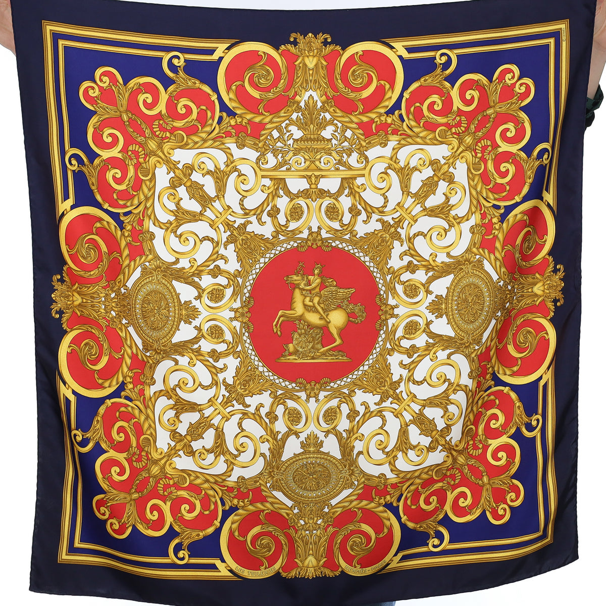 Hermès Les Tuileries Silk Scarf