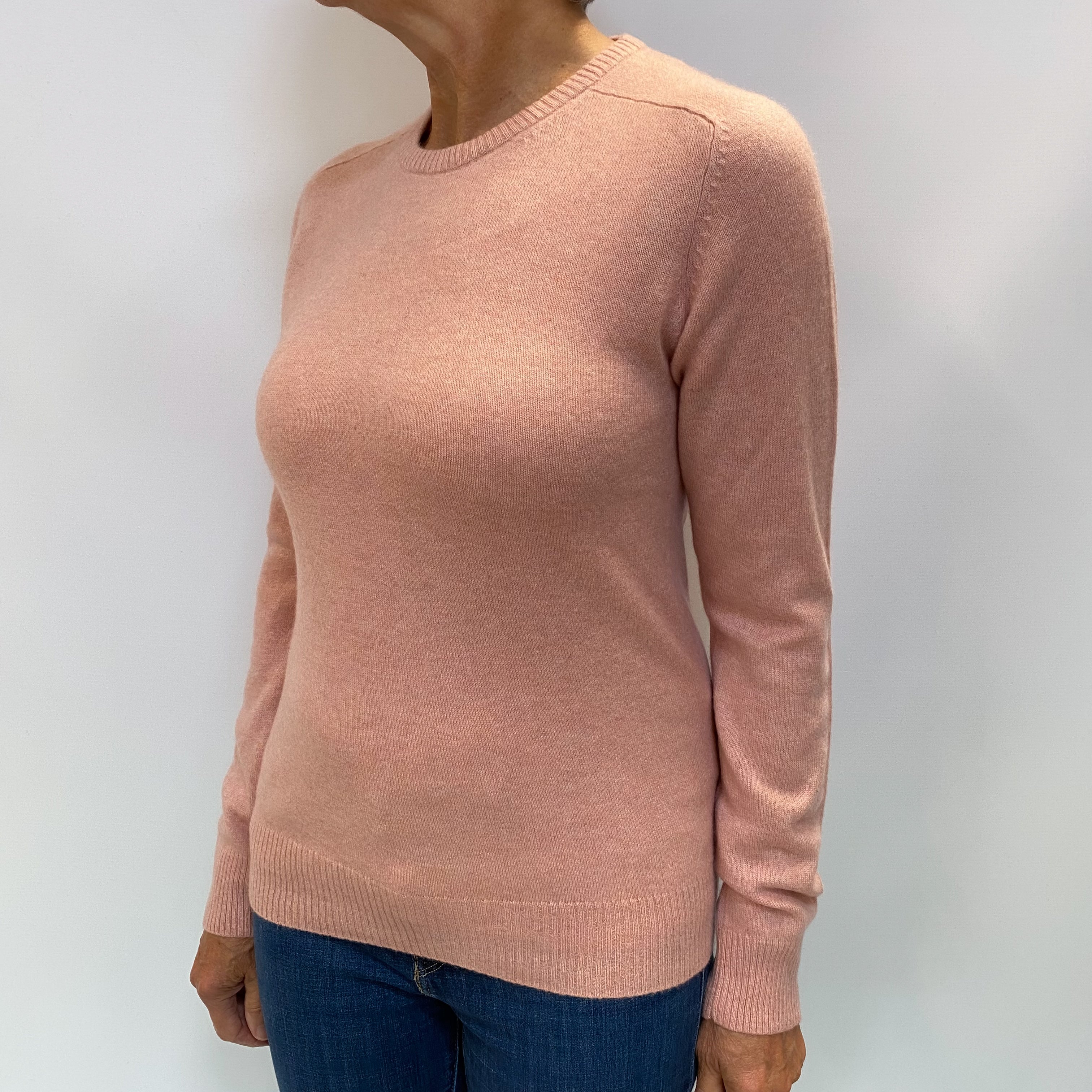 Peach Soda Cashmere Crew Neck Jumper Medium