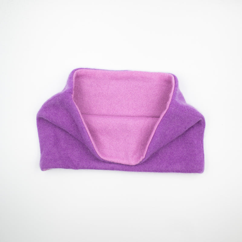 Heather and Mauve Pink Neck Warmer