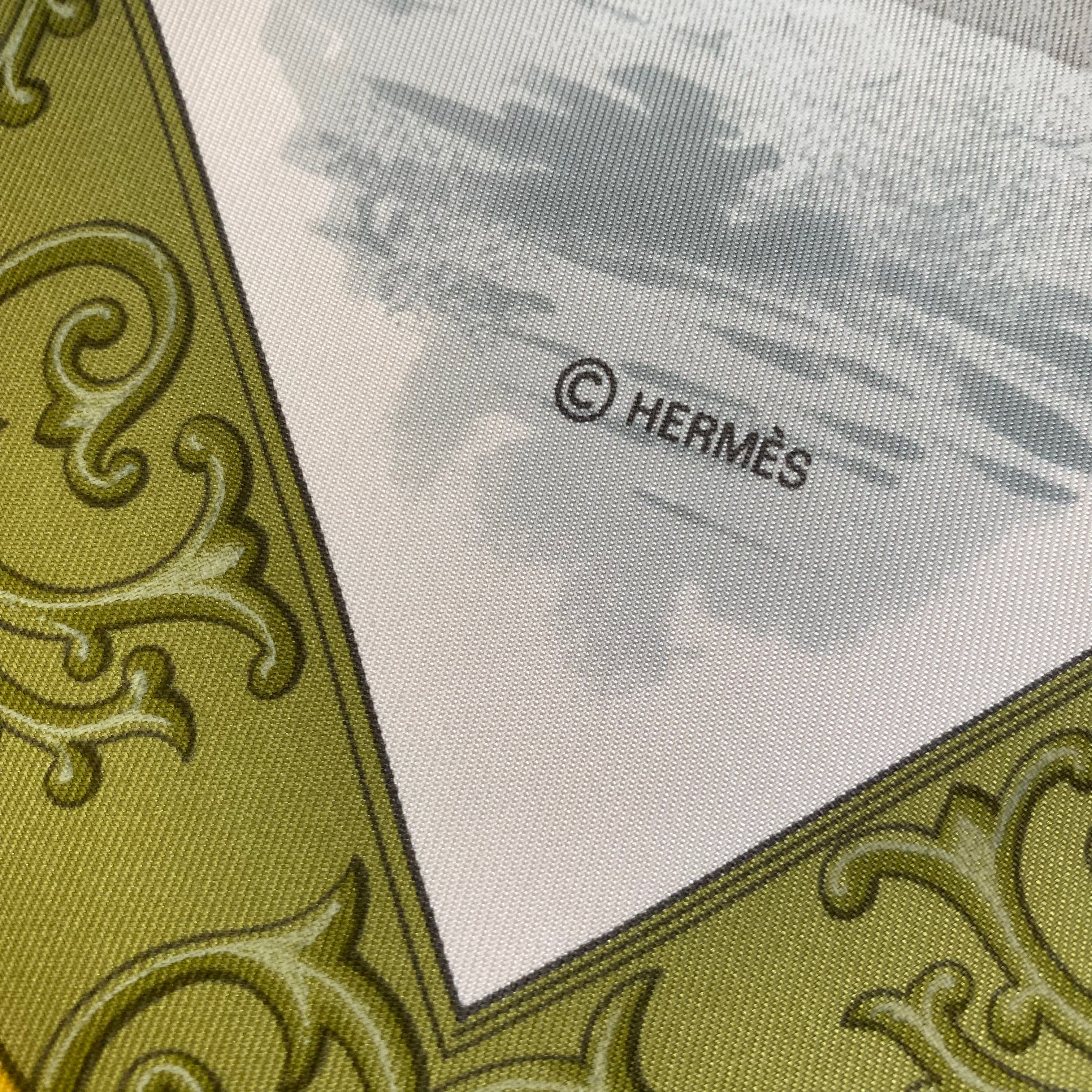 Immaculate Hermès Charreada Silk Scarf