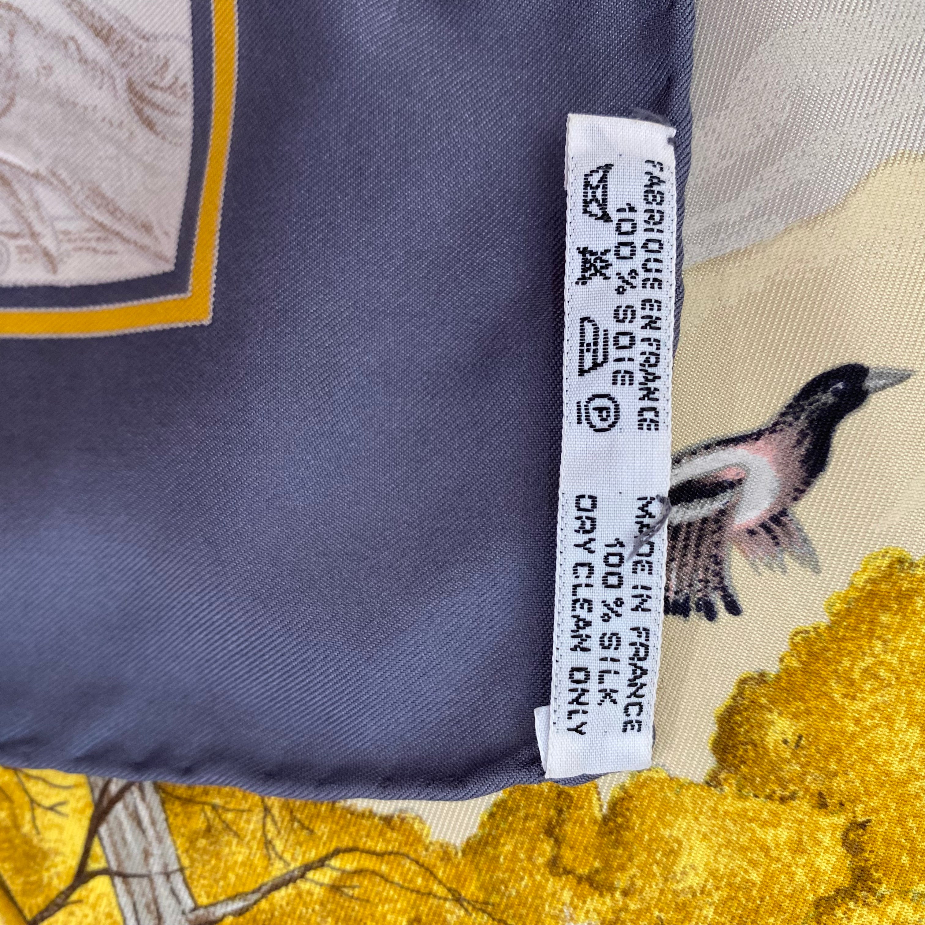 Hermès Chasse au Bois Silk Scarf